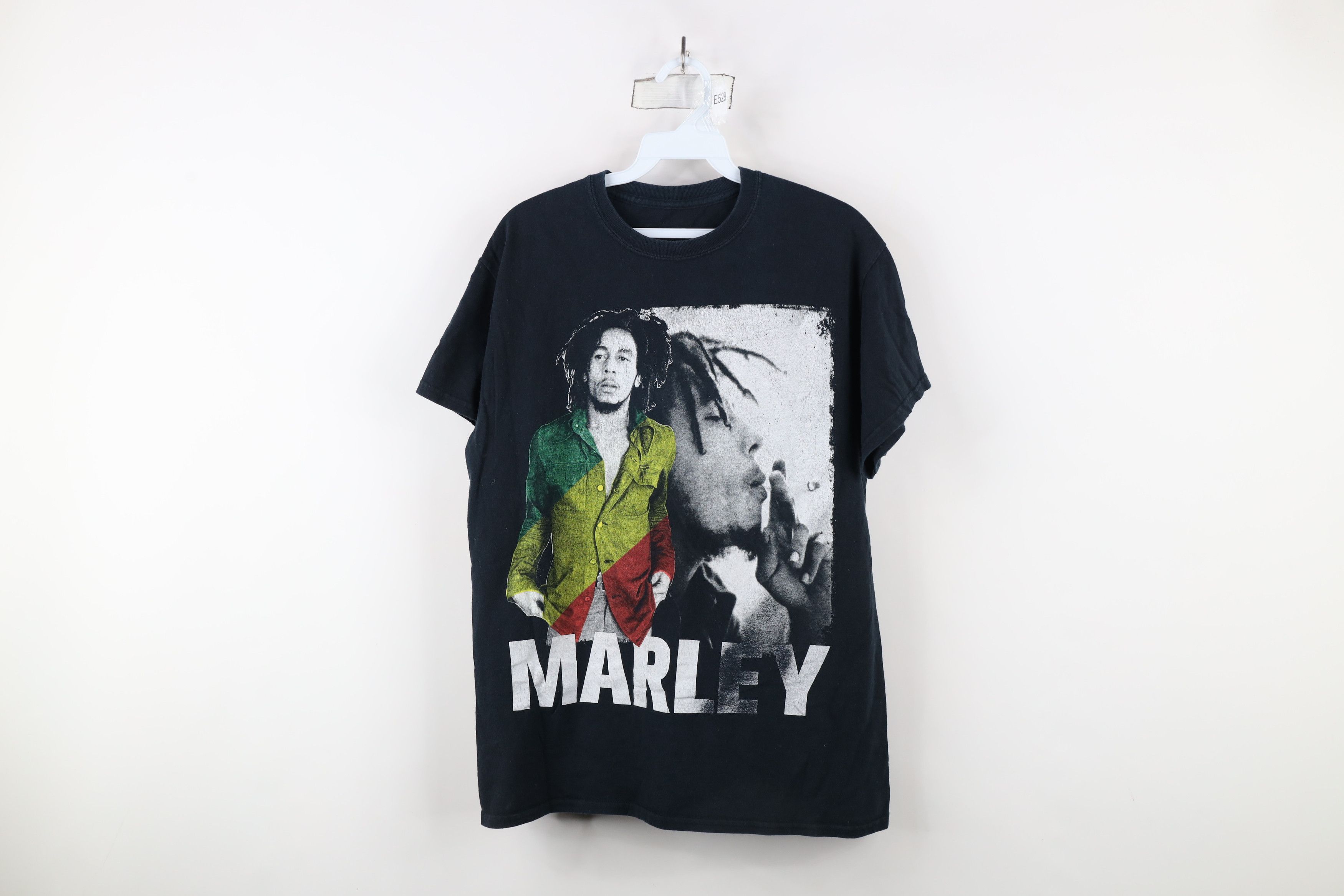 Vintage Vintage Y2K Spell Out Bob Marley Band T-Shirt Rasta Black Size US M / EU 48-50 / 2 - 1 Thumbnail