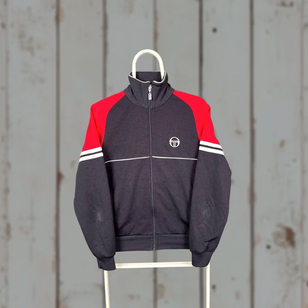 Sergio Tacchini Sergio Tacchini Top Mens M Black Star Track Size Long Sleeve Full Zipper Sport Size US M / EU 48-50 / 2 - 1 Thumbnail