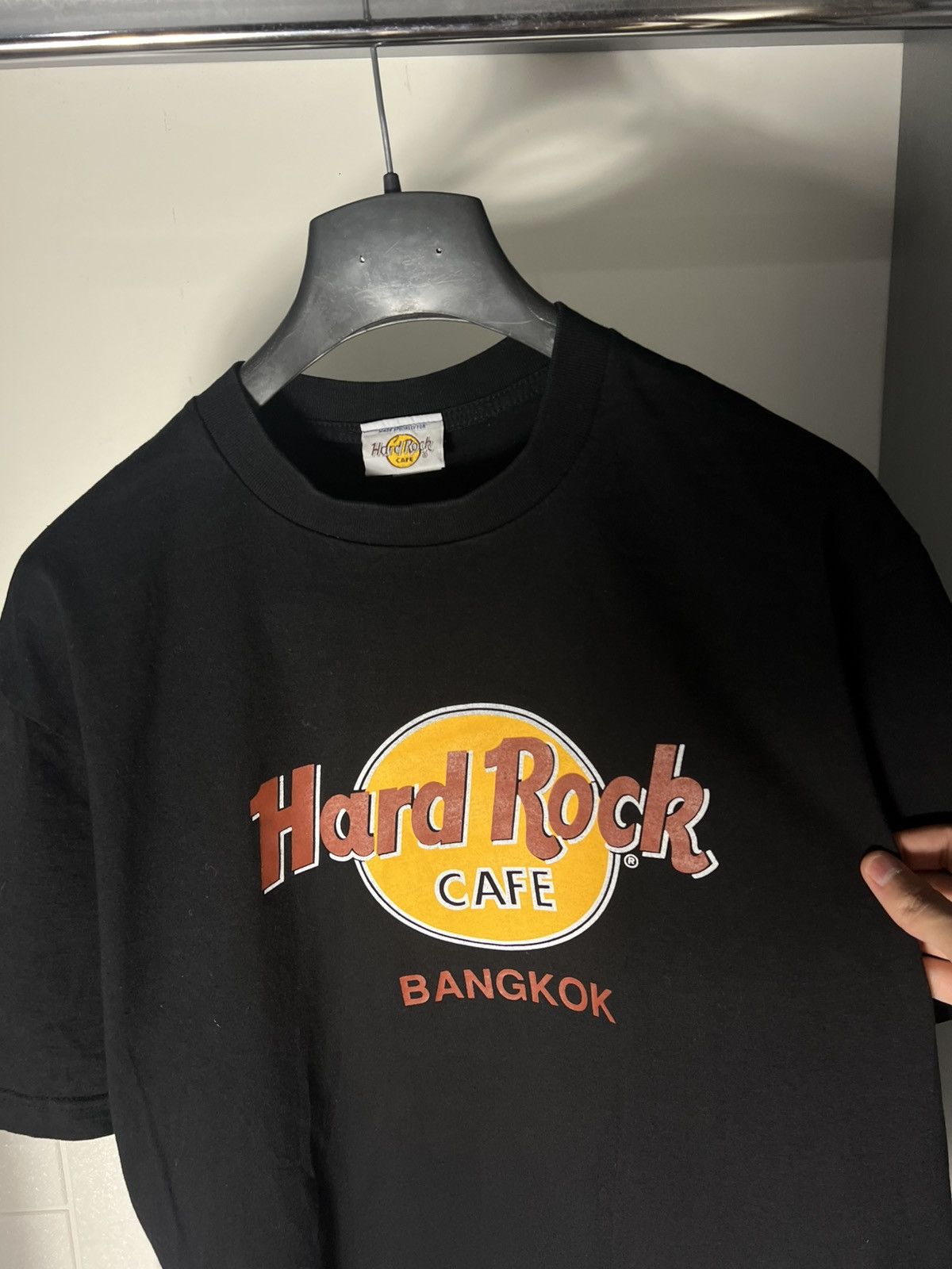 Hard Rock Cafe × Vintage VERY RARE HARD ROCK CAFE BANGKOK BIG LOGO T-SHIRT Y2K 90s Size US XL / EU 56 / 4 - 4 Thumbnail
