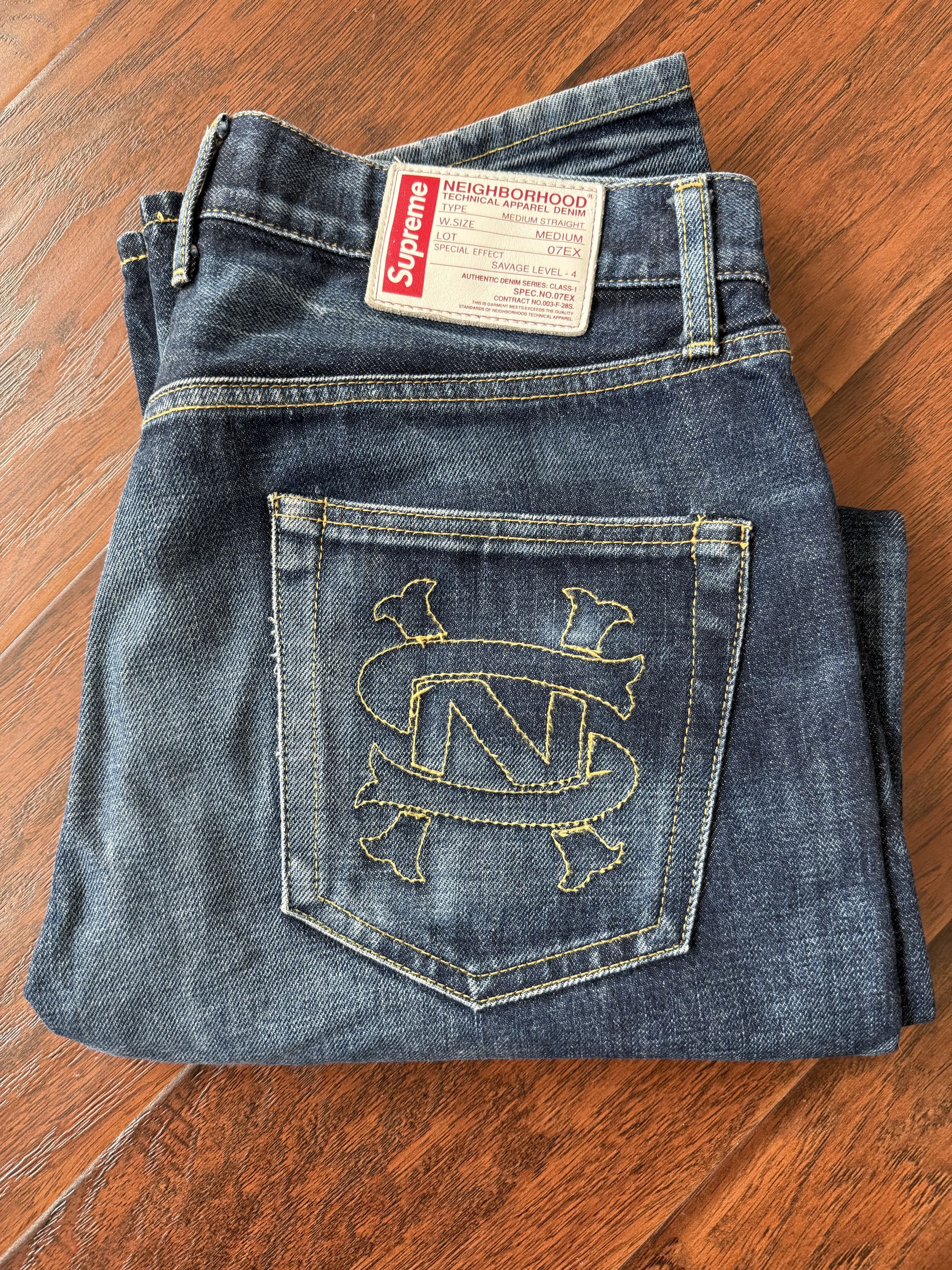 Neighborhood × Supreme Supreme x Neighborhood Savage level 4 Jeans