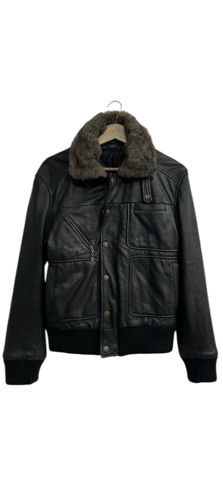 Silas RARE 🇯🇵SILAS Aviator Sheep Skin Leather Jacket Size US S / EU 44-46 / 1 - 1 Thumbnail