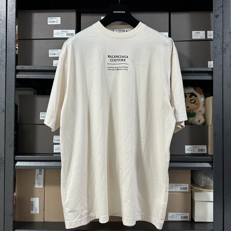 Balenciaga Balenciaga Letter printed plain short sleeve T-shirt Size US XS / EU 42 / 0 - 1 Thumbnail