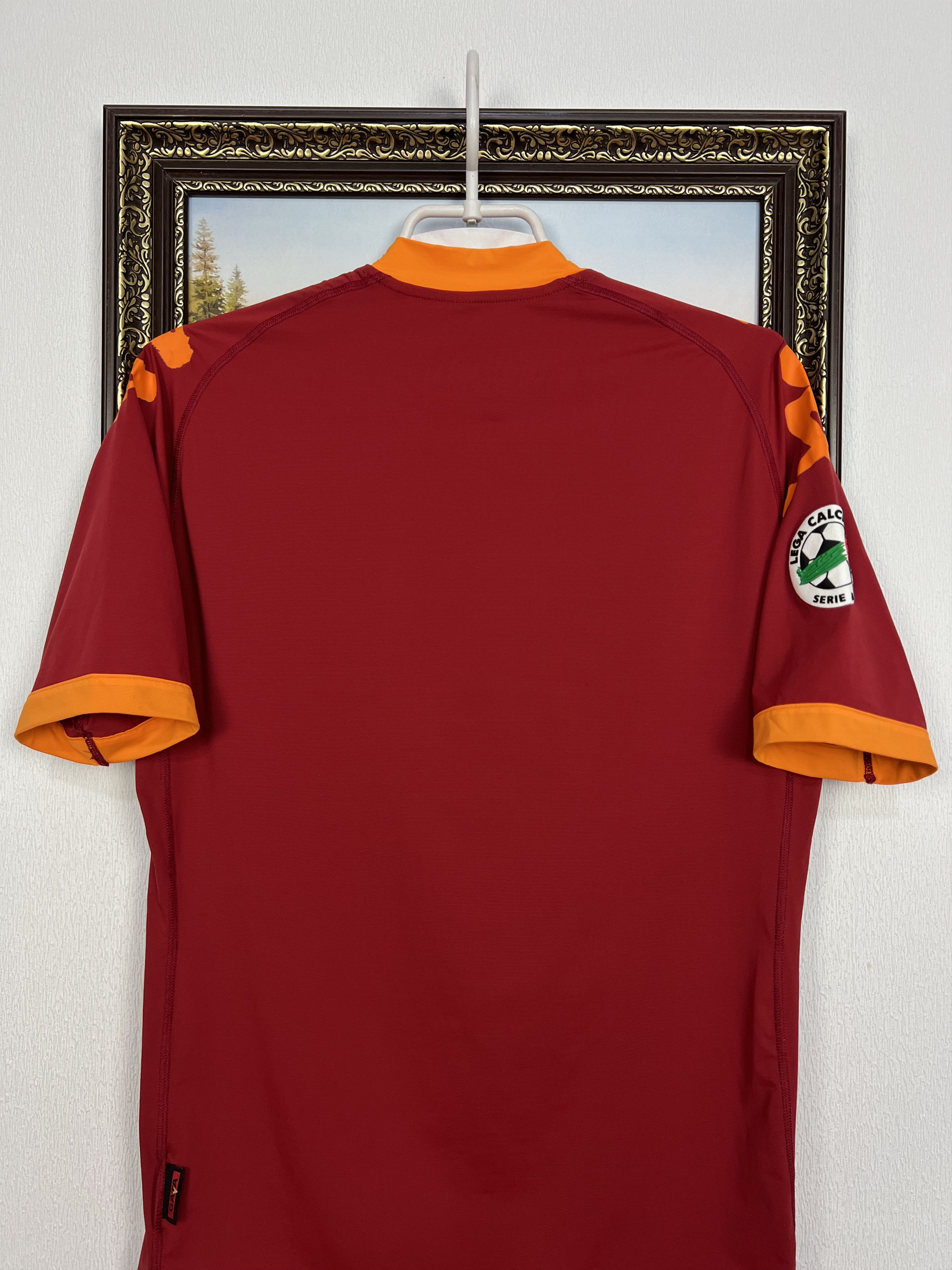 Kappa Roma Home football shirt 2009 Soccer Kappa Maglia Mens Size US XS / EU 42 / 0 - 12 Thumbnail