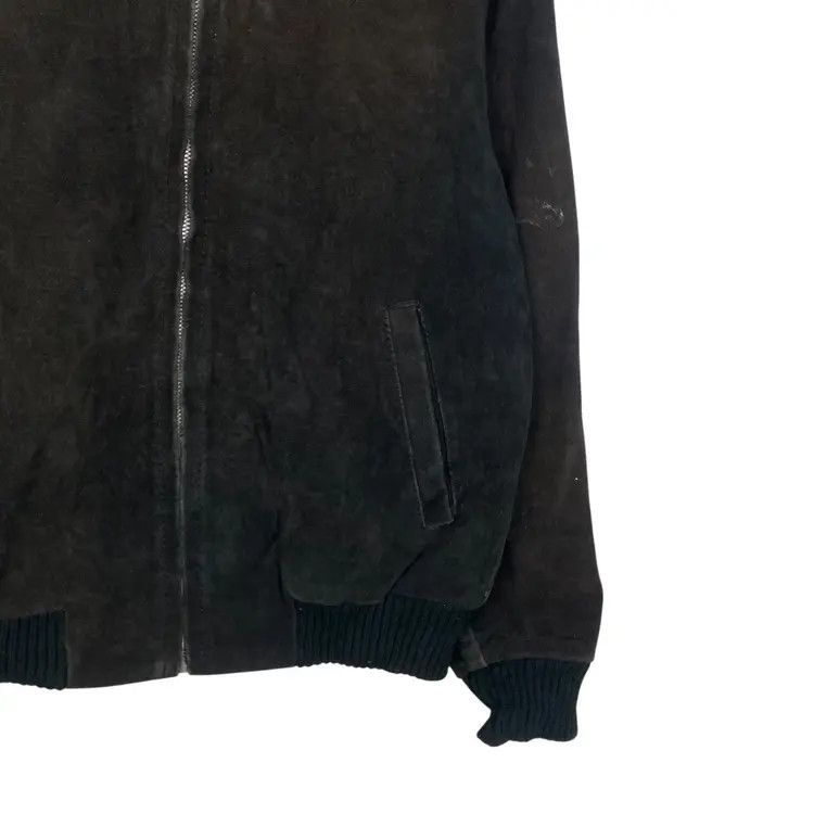 Leather Vintage suede leather bomber jacket Size US L / EU 52-54 / 3 - 4 Thumbnail