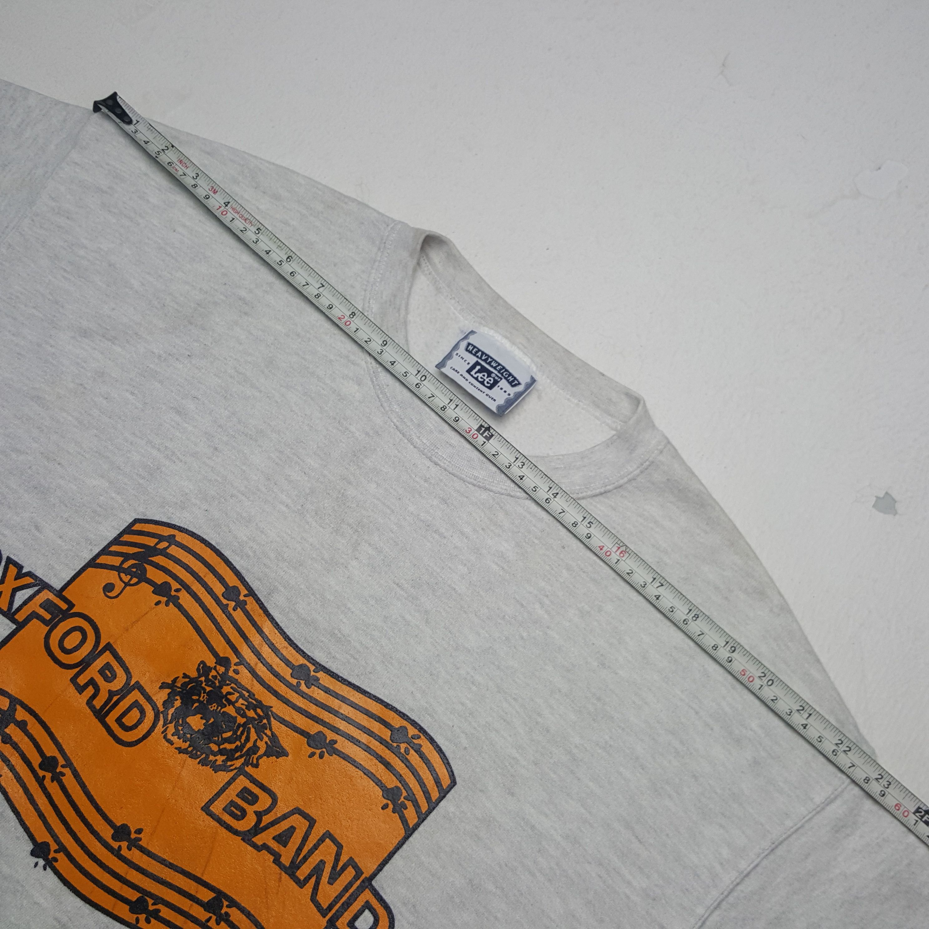 Lee × Vintage Vintage Oxford Band Sweatshirt Size US M / EU 48-50 / 2 - 5 Thumbnail