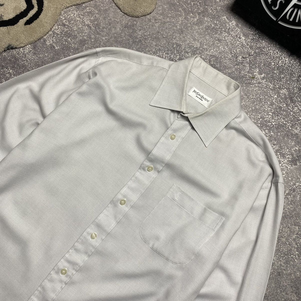 Yves Saint Laurent Luxury Yves Saint Lauren Small Logo Basic designer shirt Size US M / EU 48-50 / 2 - 2 Thumbnail