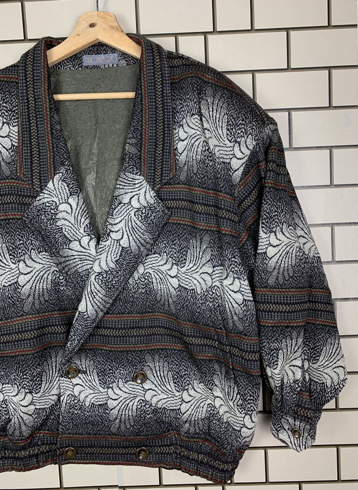 Designer × Japanese Brand × Vintage Vintage Prio Alegre Flora Design Jacket Size US L / EU 52-54 / 3 - 8 Thumbnail