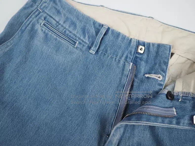 Nanamica nanamica Blue Denim Wide Leg Pants Size US 32 / EU 48 - 3 Thumbnail