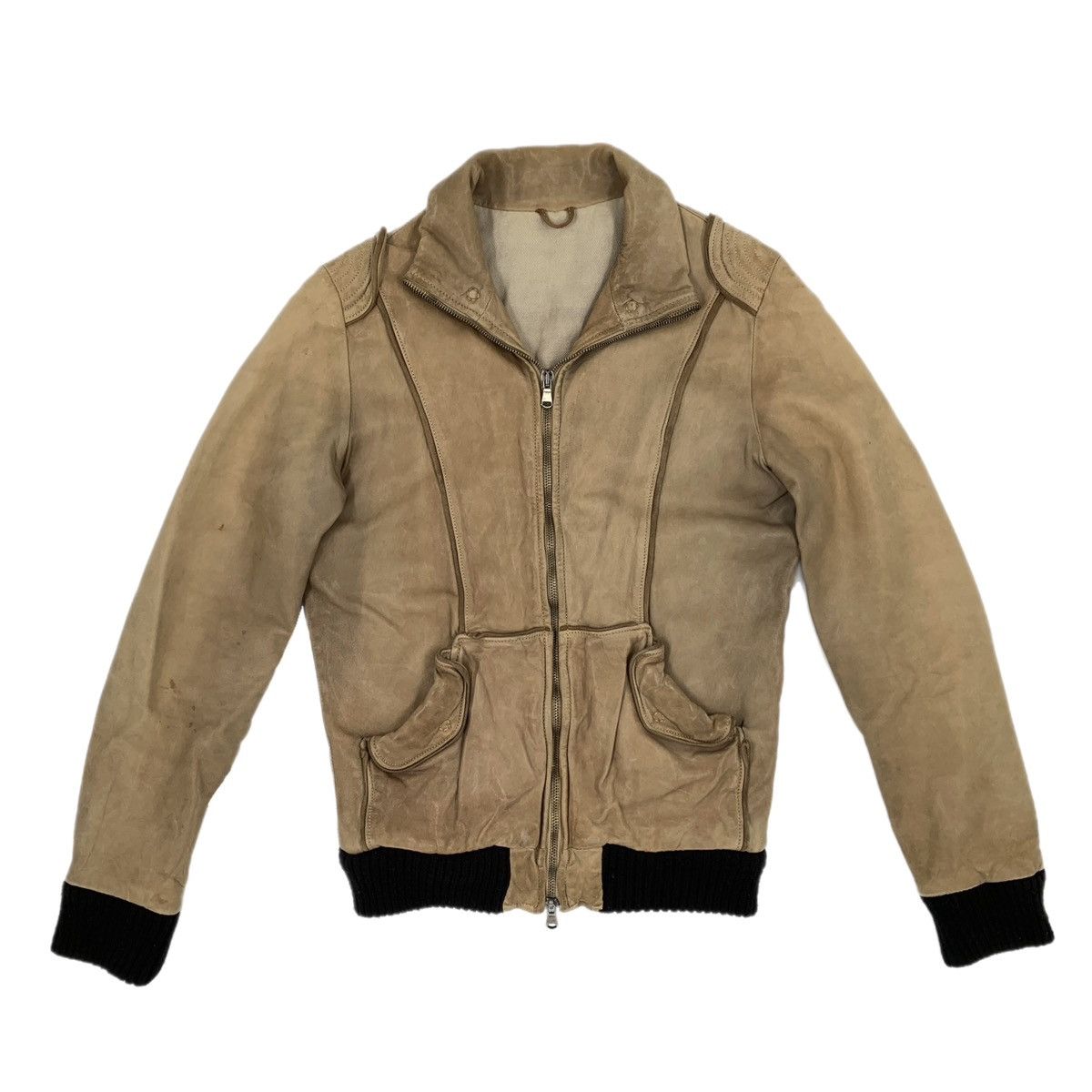 Giorgio Brato Giorgio Brato Lamb Leather Jacket Size S / US 4 / IT 40 - 1 Thumbnail
