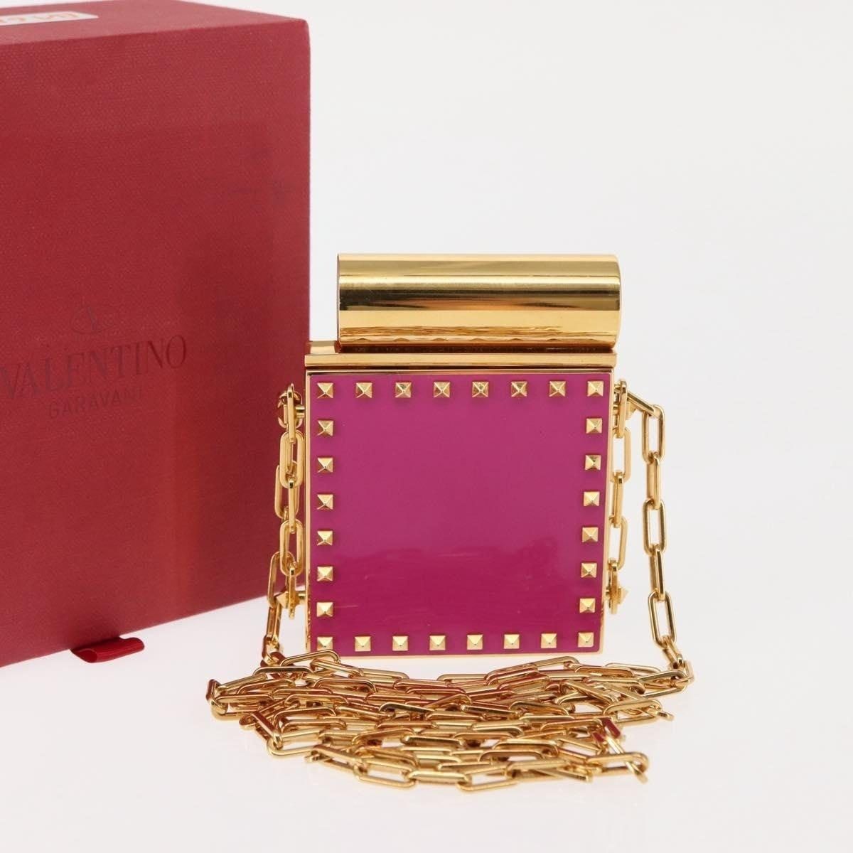Valentino Valentino Metal Lipstick Holder Cosmetic Pouch Pink Size ONE SIZE - 9 Thumbnail