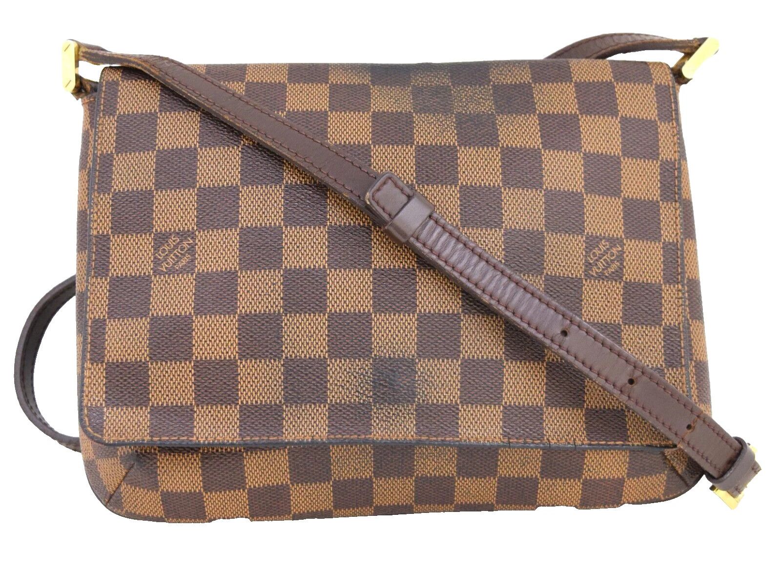 Louis Vuitton Louis Vuitton Musette Tango Crossbody Damier Canvas N51301 Size ONE SIZE - 1 Thumbnail