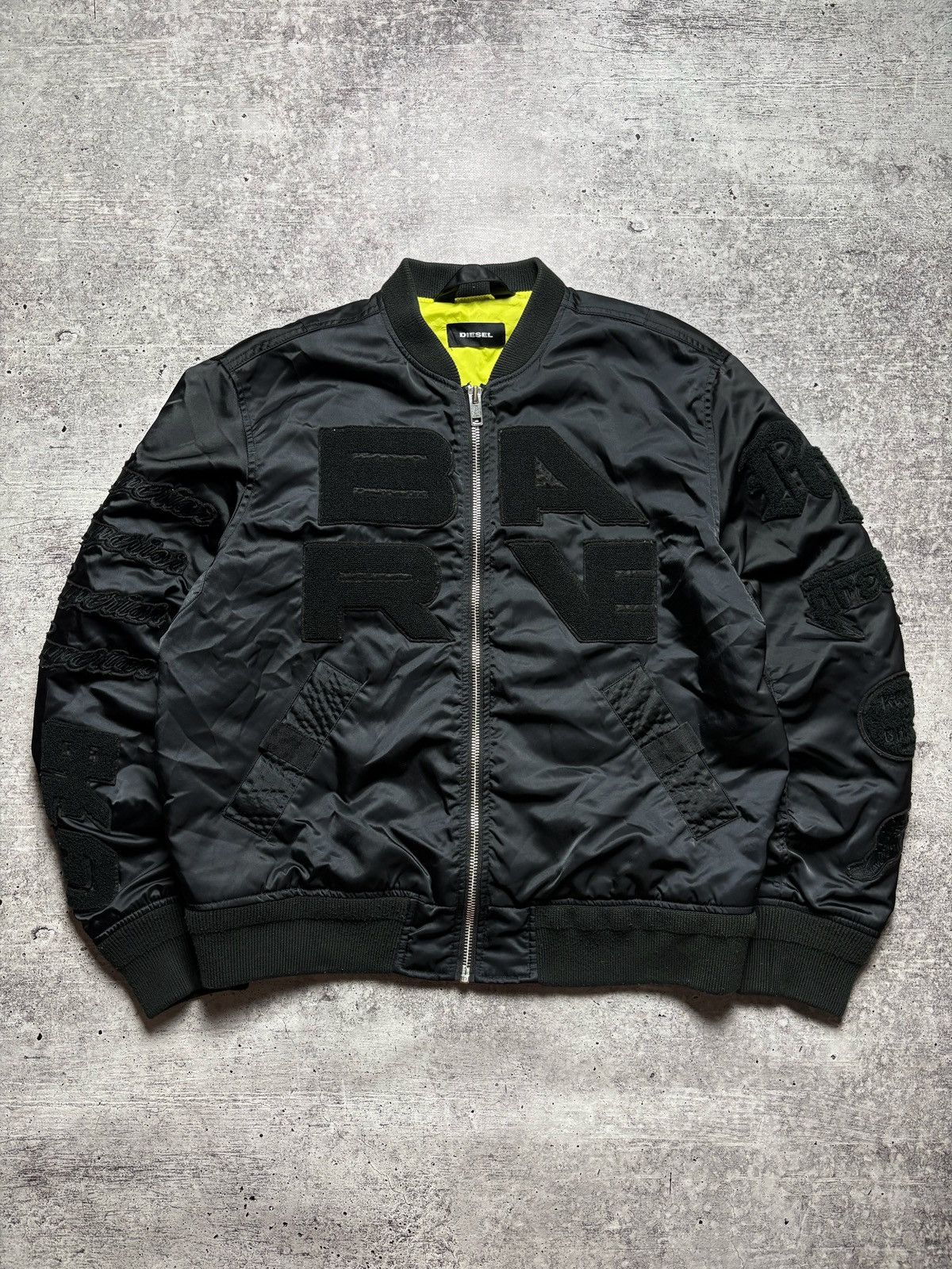Diesel Diesel x Ducati Light Bomber Black Jacket | Grailed