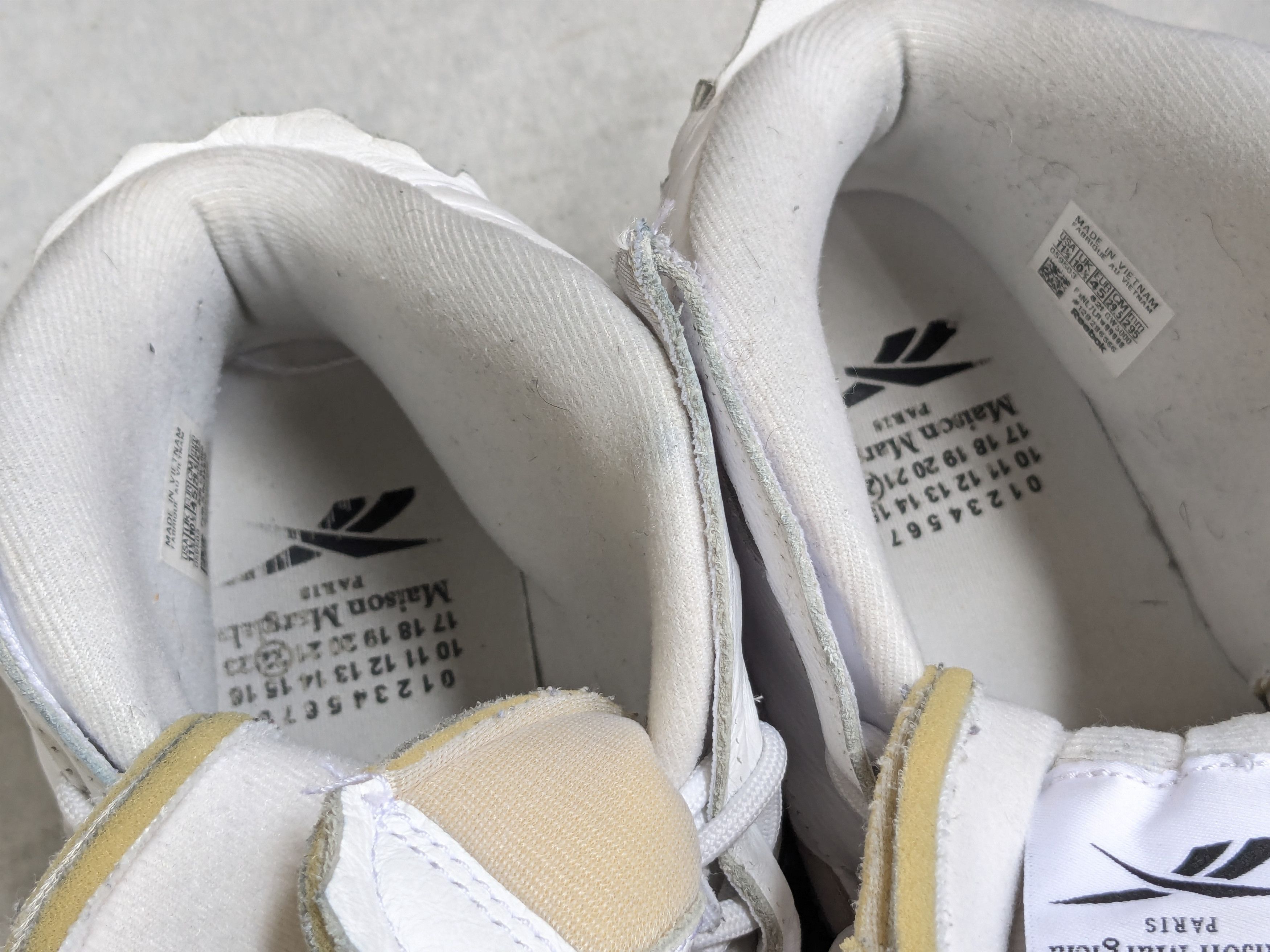 Maison Margiela × Reebok Maison Margiela Reebok Question White 11.5 Leather High Size US 11.5 / EU 44-45 - 6 Thumbnail