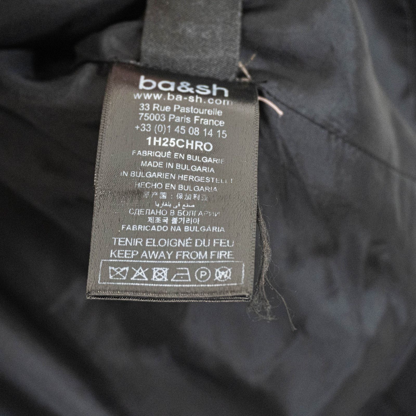 ba&sh BA&SH Chroma Jacket Short Asymmetrical in Black size Small Size S / US 4 / IT 40 - 10 Thumbnail