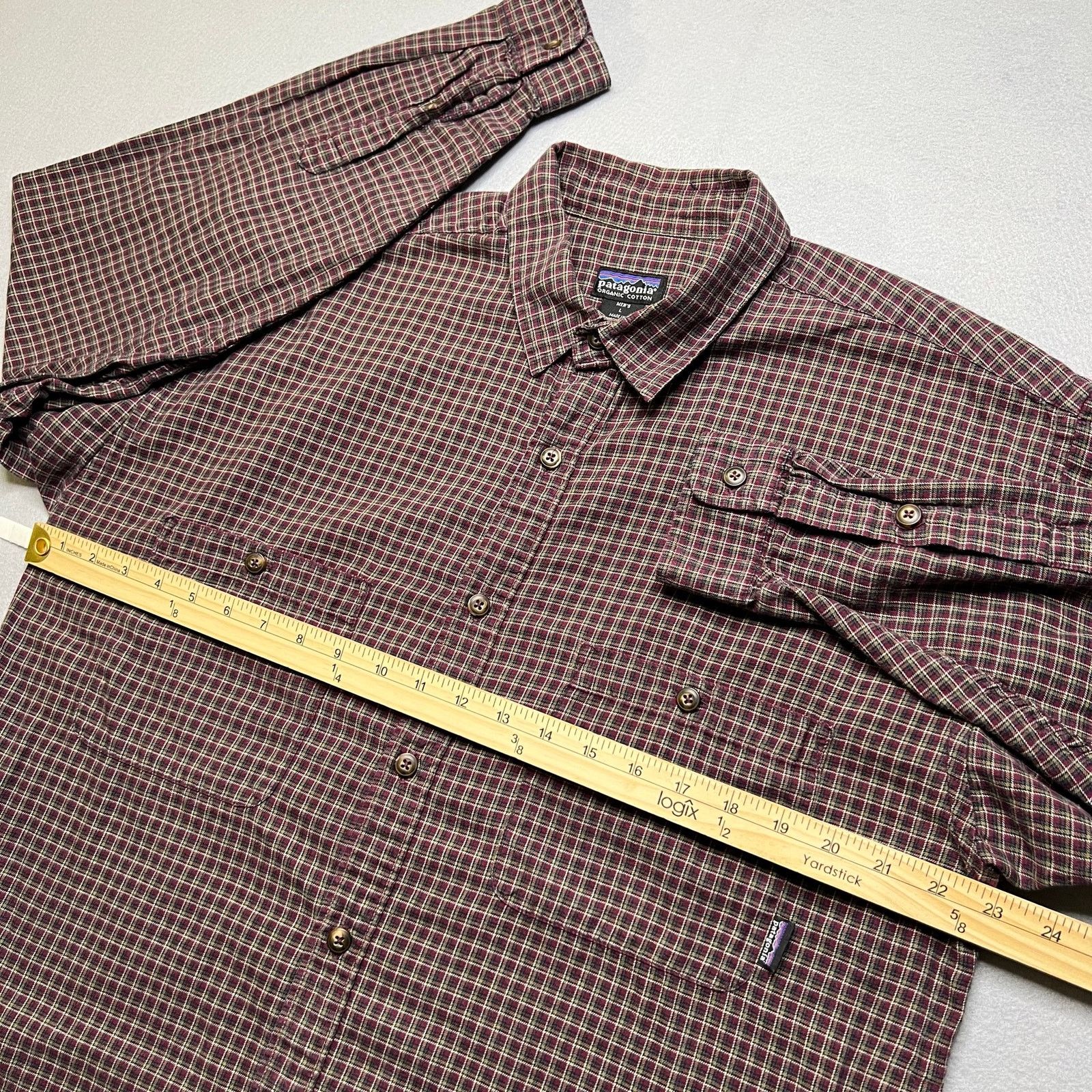 Patagonia Patagonia Organic Cotton Plaid Button Up Shirt Mens Large Size US L / EU 52-54 / 3 - 8 Thumbnail