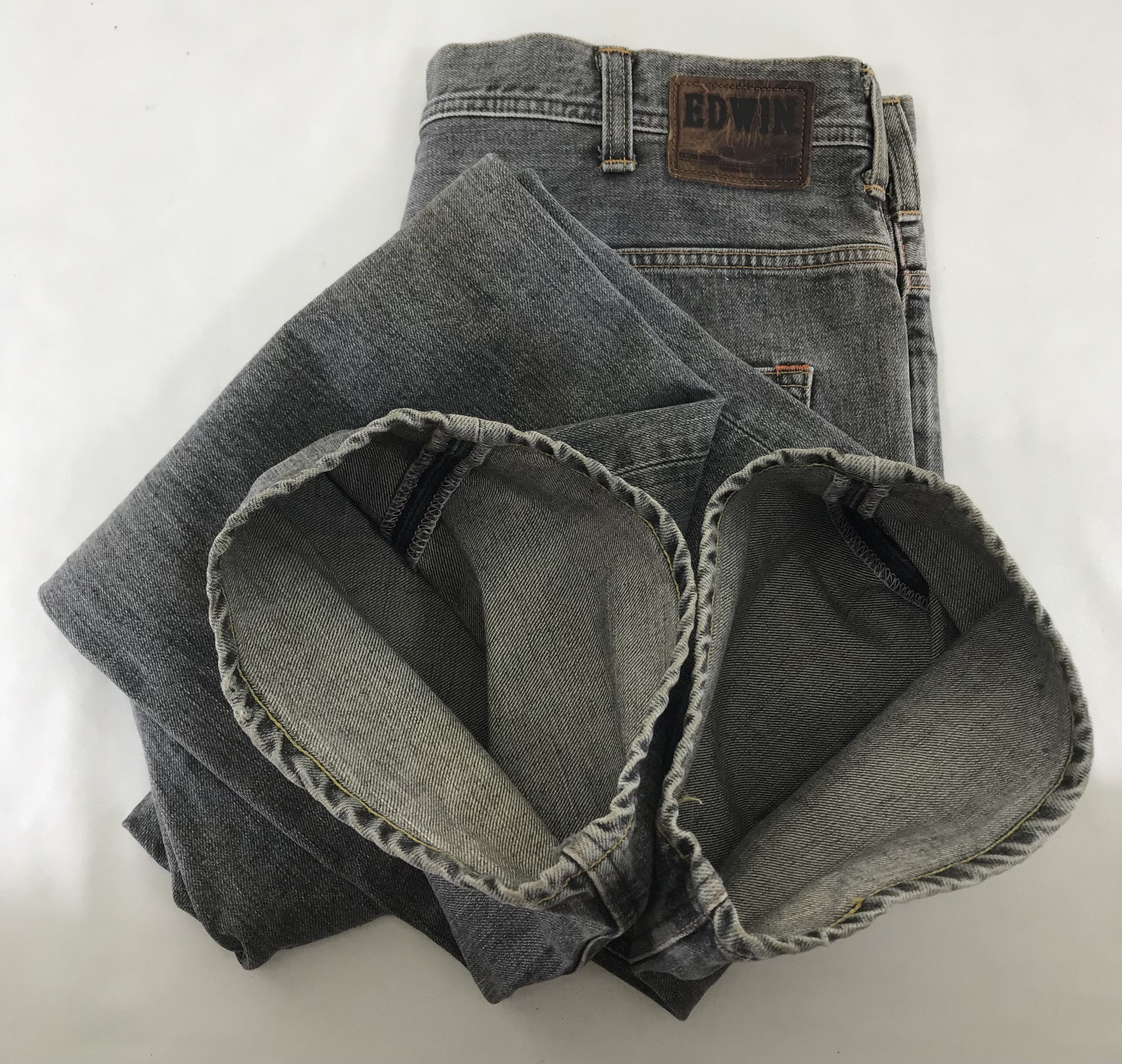Edwin Vintage Edwin Extra Baggy Faded Black Jeans Size US 38 / EU 54 - 14 Thumbnail