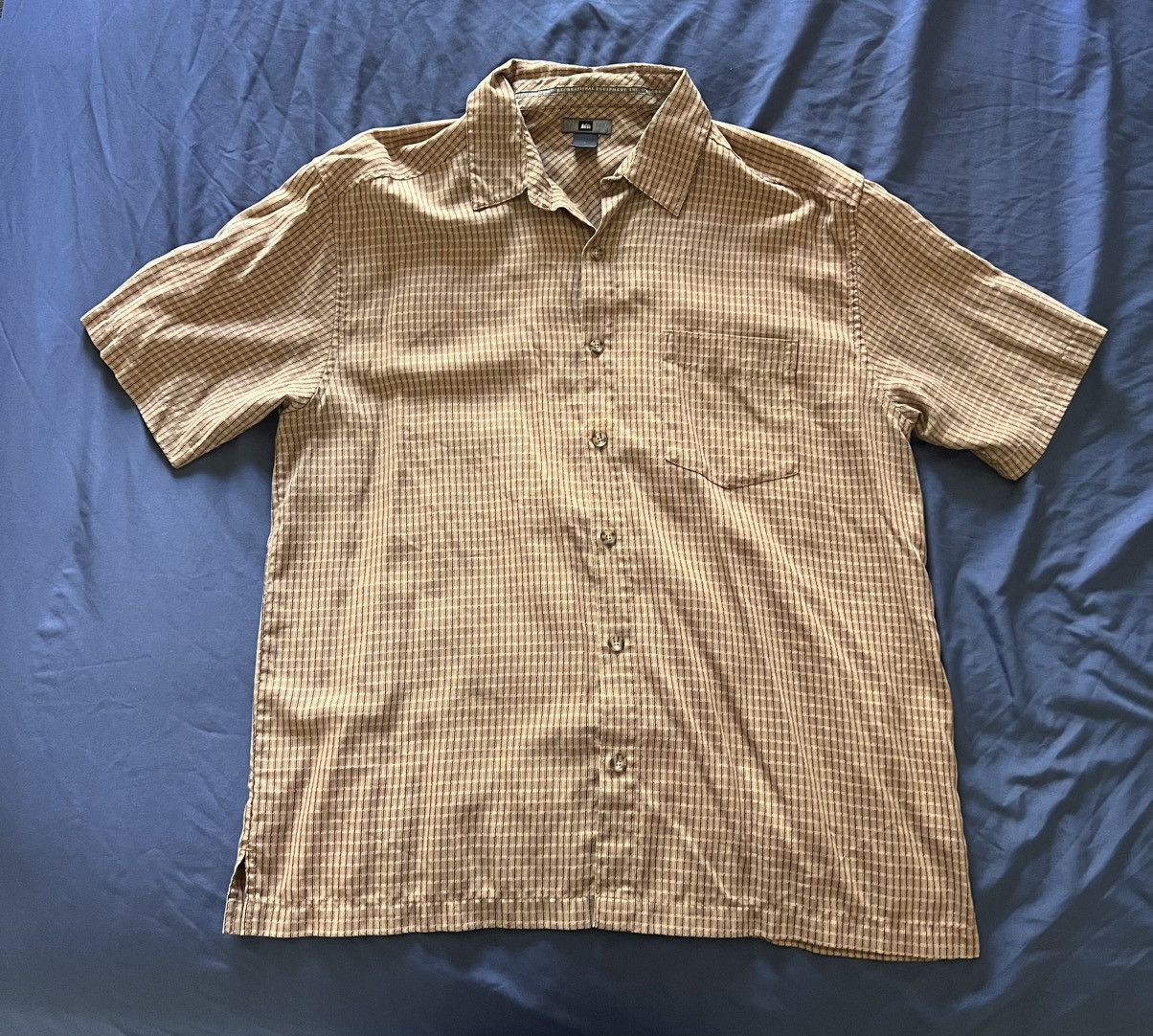 Rei REI hiking button up t shirt Size US L / EU 52-54 / 3 - 1 Preview
