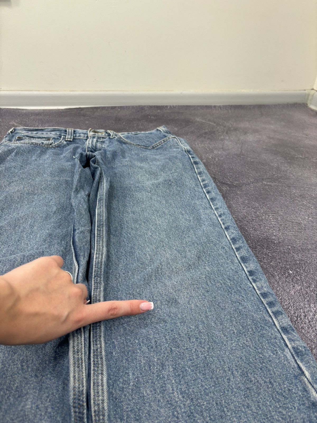 Carhartt Vintage Carhartt Y2K Relaxed Fit American Work Denim Jeans Size US 33 - 11 Thumbnail
