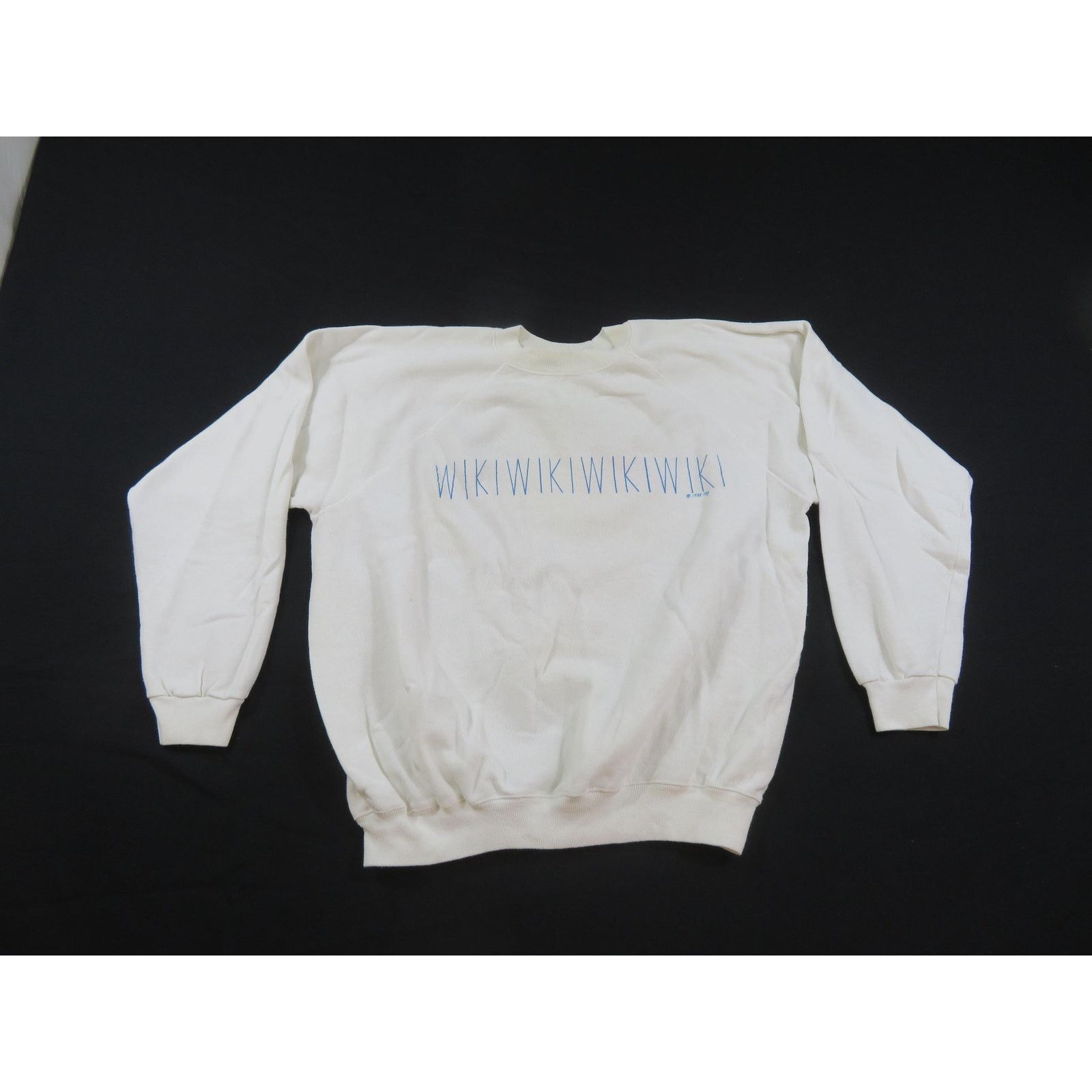 Hanes Polynesian Paradise Sweatshirt WikiWiki Double-Sided XL 80s Size US XL / EU 56 / 4 - 3 Thumbnail