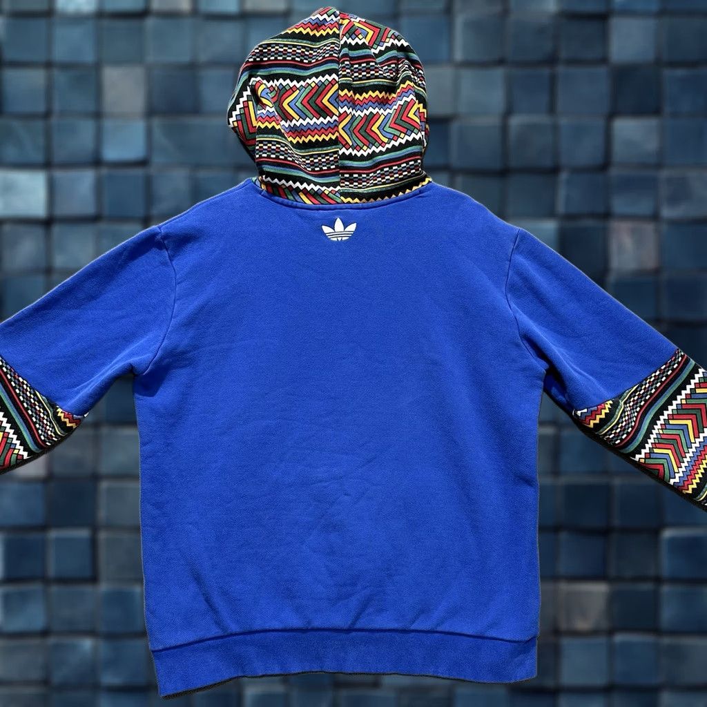 Adidas Adidas Pharrell Williams Hu X Solar Hoodie - Medium Geometric Aztec - Cotton Mens Regular Size US M / EU 48-50 / 2 - 1 Thumbnail