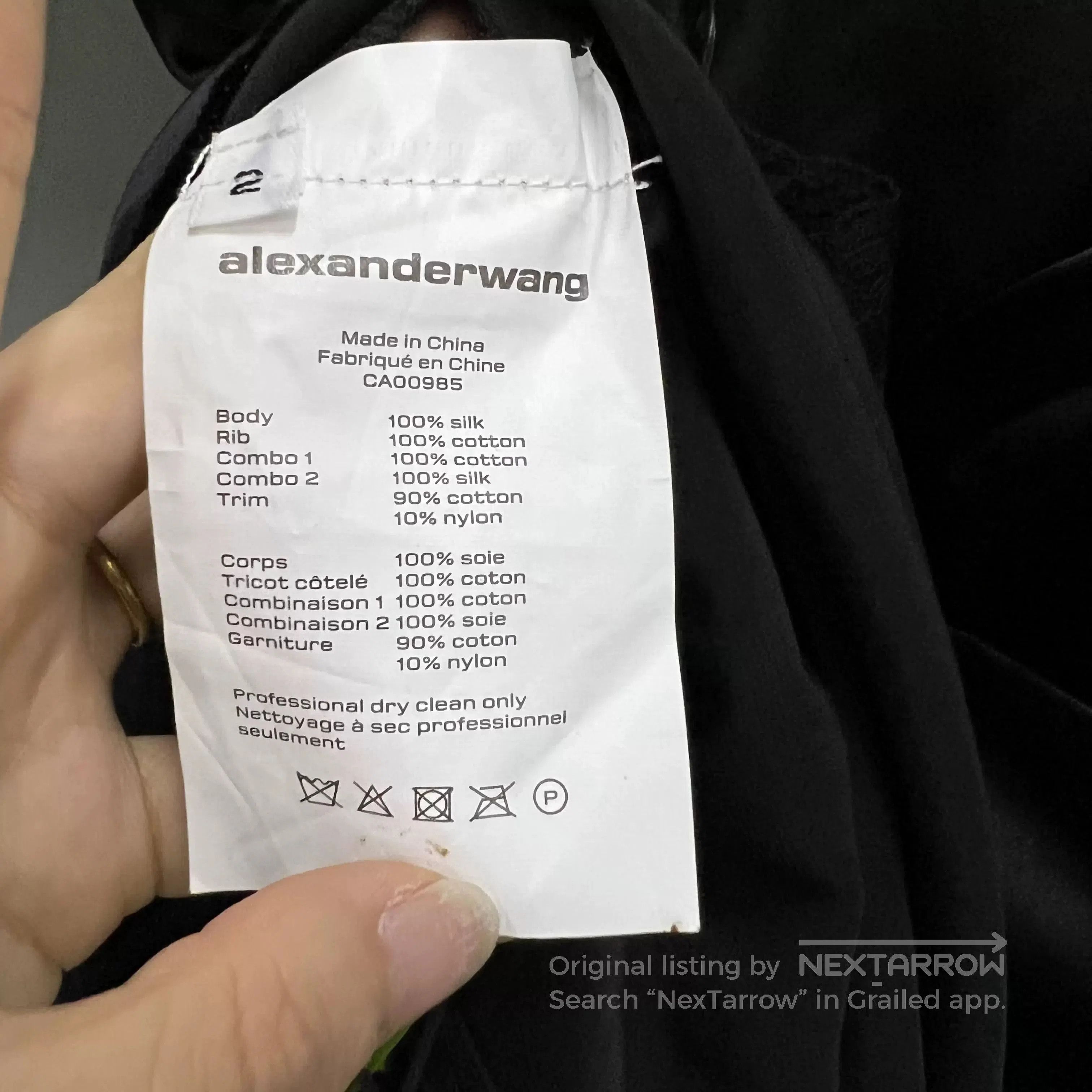 Alexander Wang Alexander Wang Black Paneled Pleated Dress. Size M / US 6-8 / IT 42-44 - 4 Thumbnail