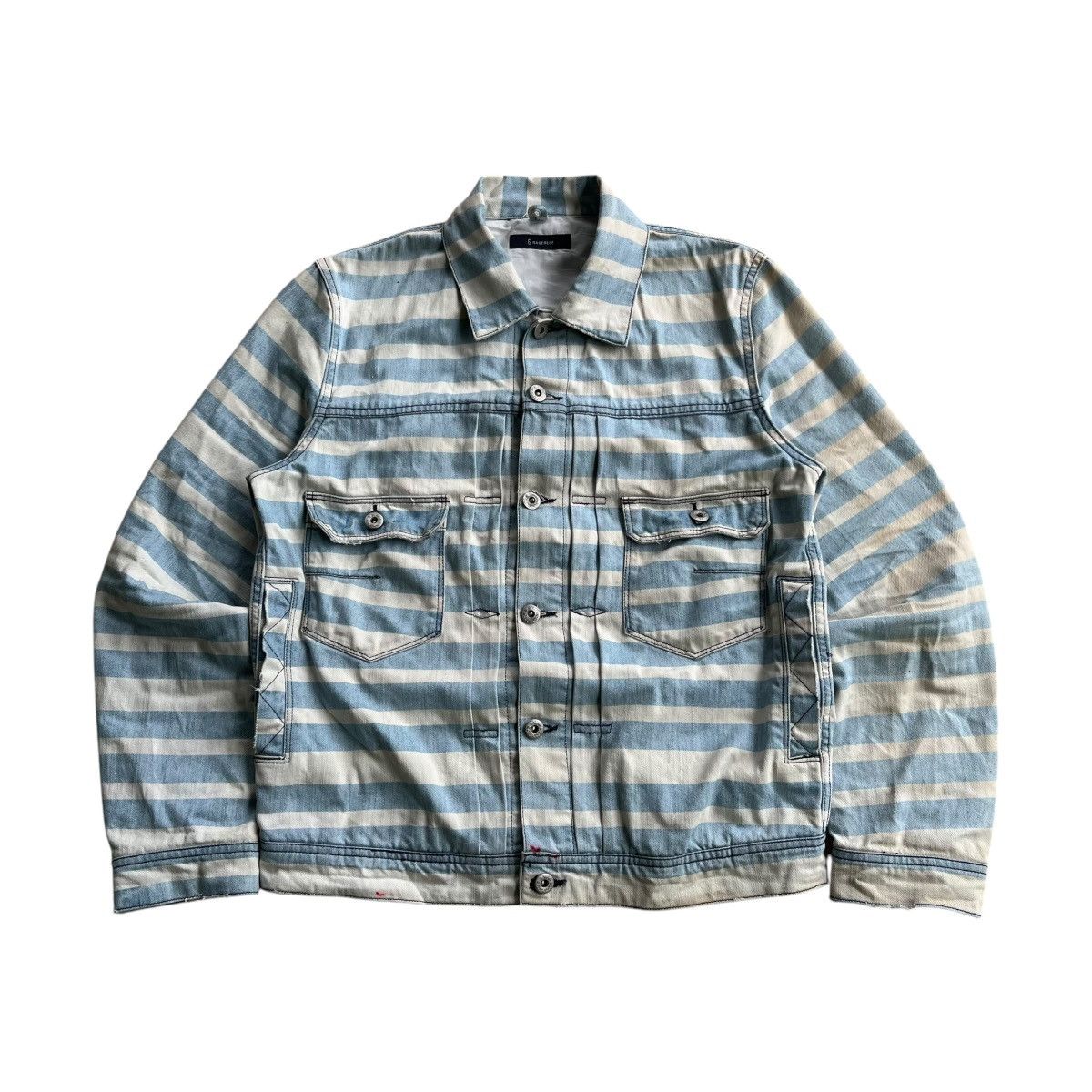 RAGEBLUE Type II Denim Jacket Stripe Rageblue Size US M / EU 48-50 / 2 - 1 Thumbnail