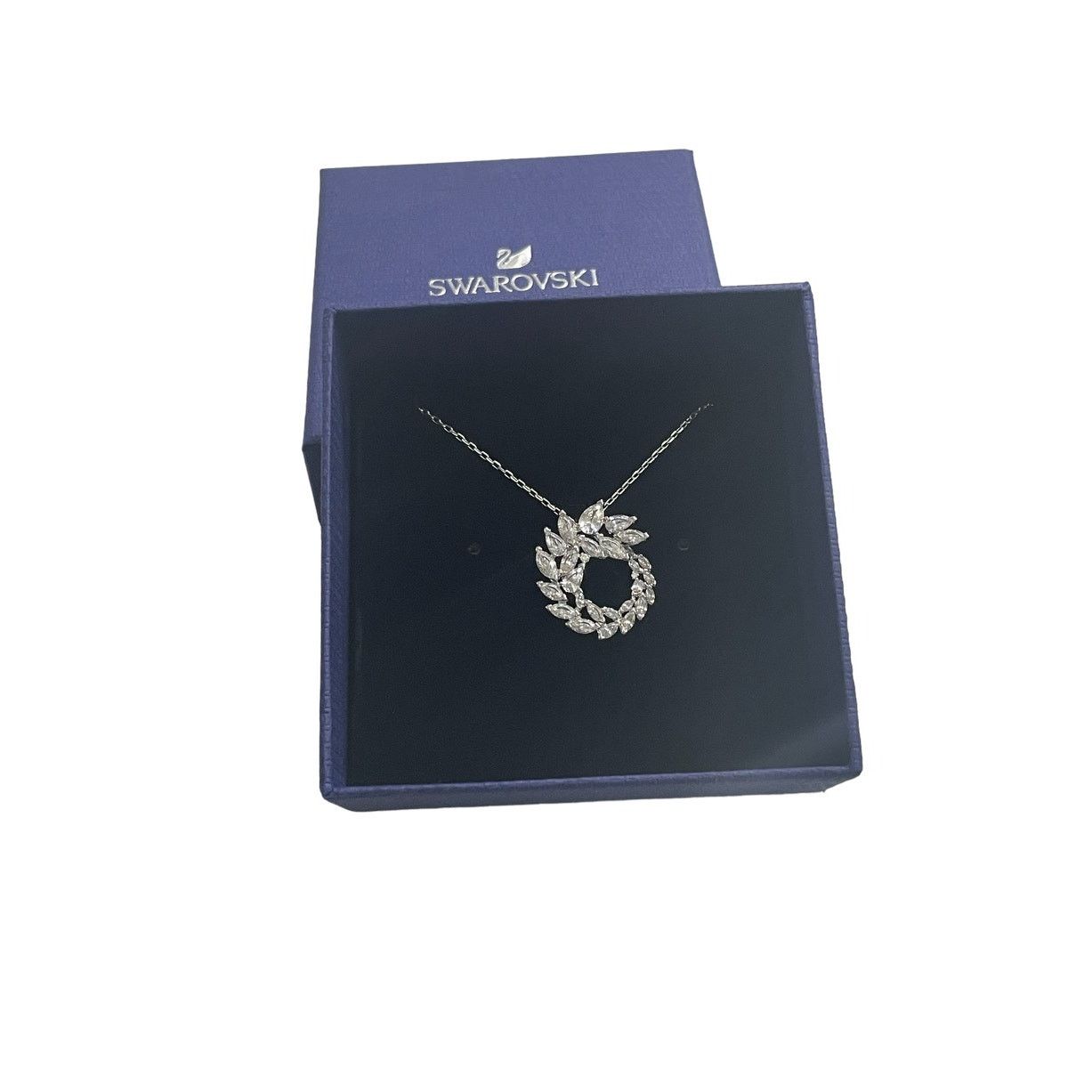 Swarovski Swarovski Louison Pendant, White, Rhodium plating Necklace Size ONE SIZE - 1 Thumbnail