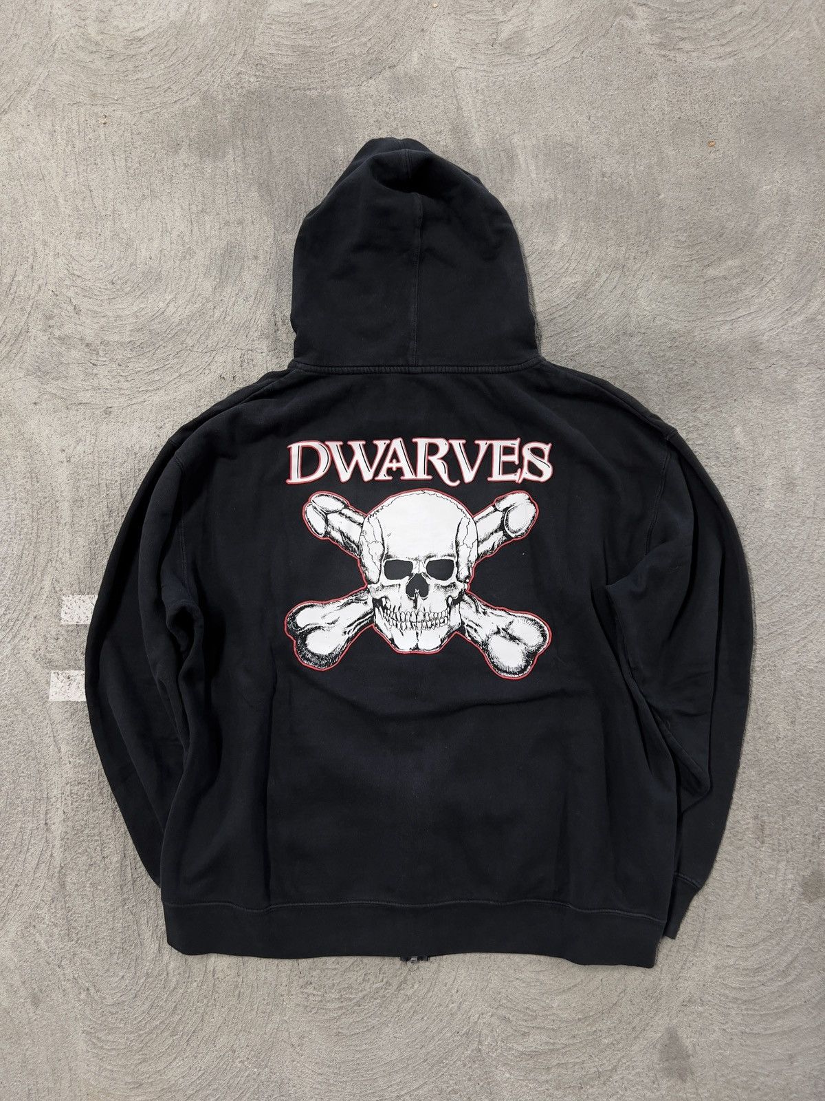 Image of Vintage 90's Dwarves Punk Band Hoodie in Black, Men's (Size XL)