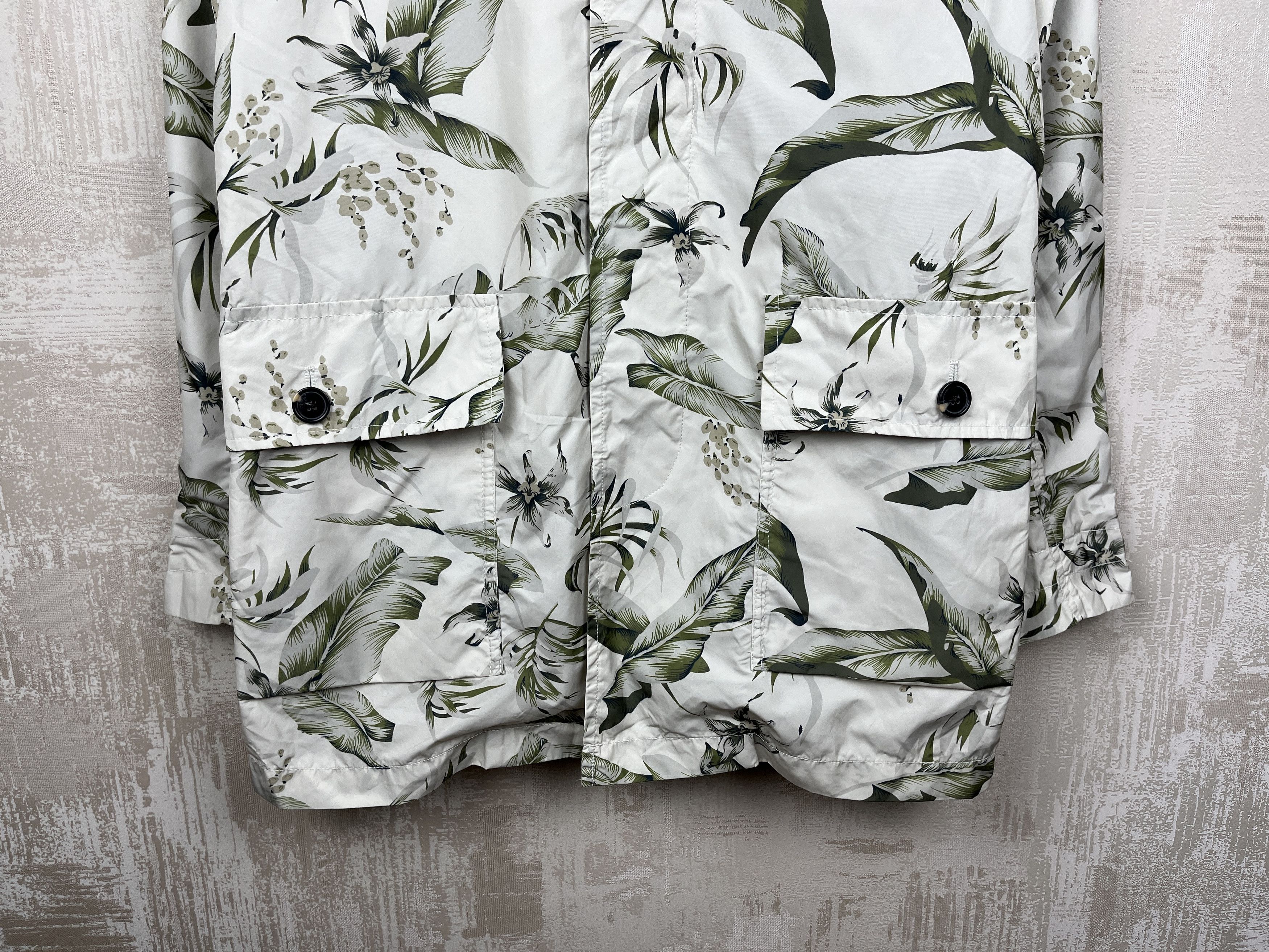 Scotch & Soda SCOTCH & SODA Tropic Pattern Lightweight Long Jacket Size US L / EU 52-54 / 3 - 4 Thumbnail