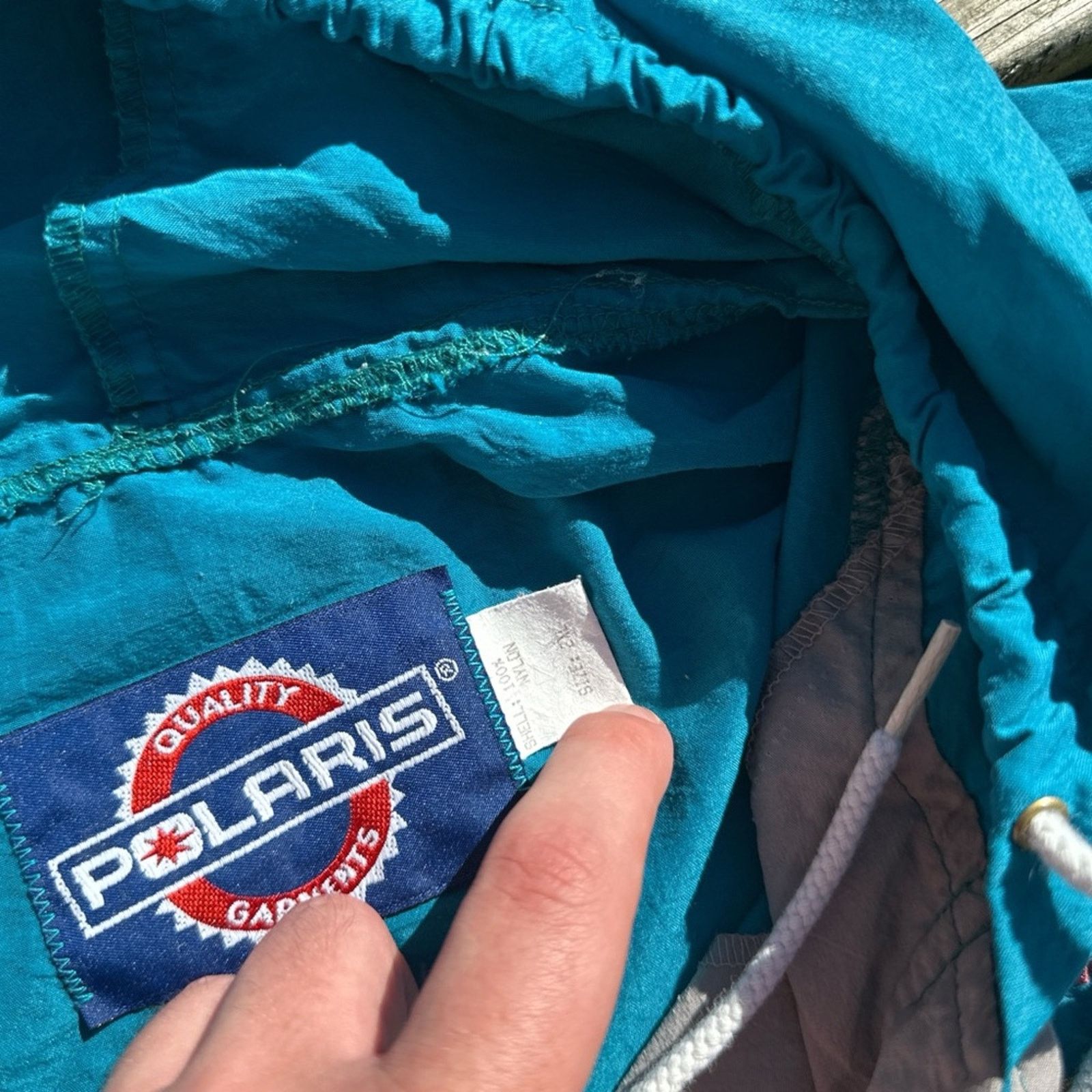 Vintage Vintage Polaris Blue Windbreaker‎ Jacket Size US XXL / EU 58 / 5 - 3 Thumbnail