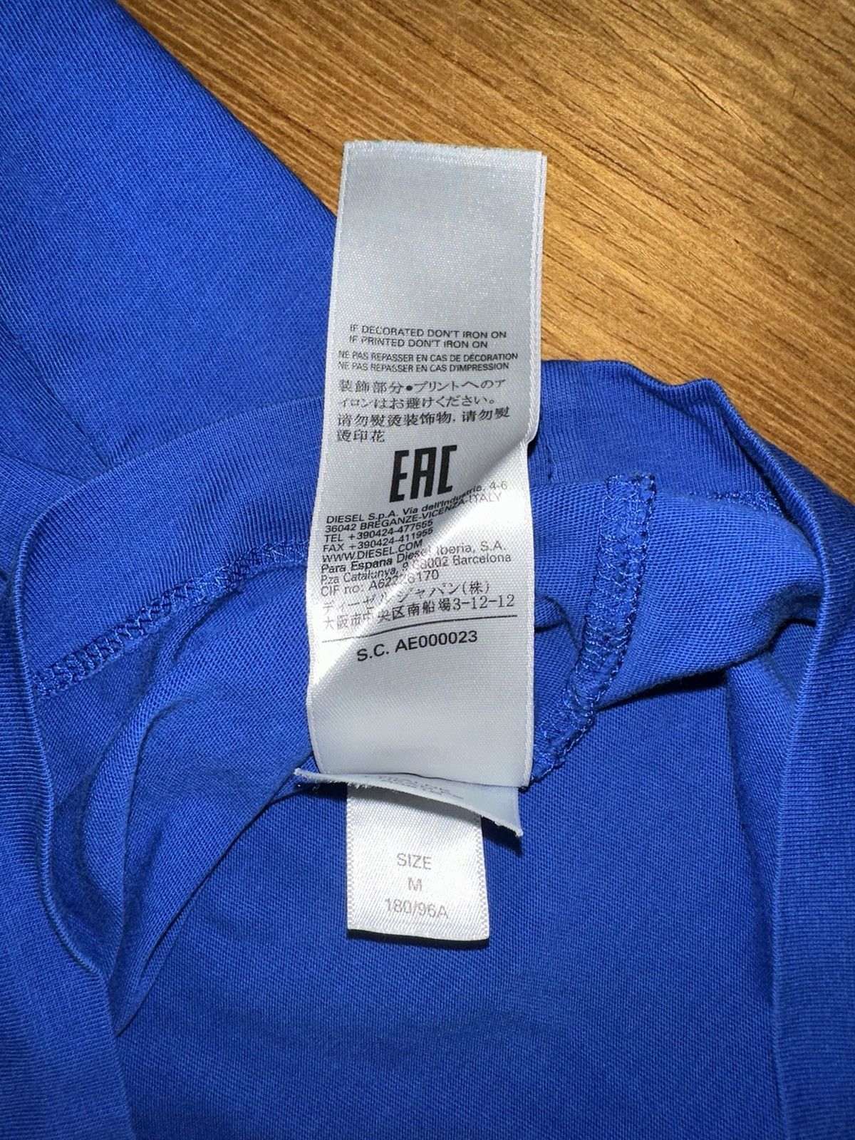 Diesel Diesel Only The Brave blue T-shirt Size US M / EU 48-50 / 2 - 5 Thumbnail