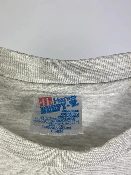 Band Tees Hanes beefy-T T-shirt vintage made in USA size XLarge grey Size US XL / EU 56 / 4 - 4 Thumbnail