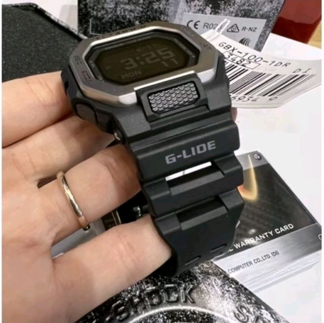 Casio × G Shock Casio G Shock GBX-100-1DR With MIP-LCD and Bluetooth Size ONE SIZE - 3 Thumbnail