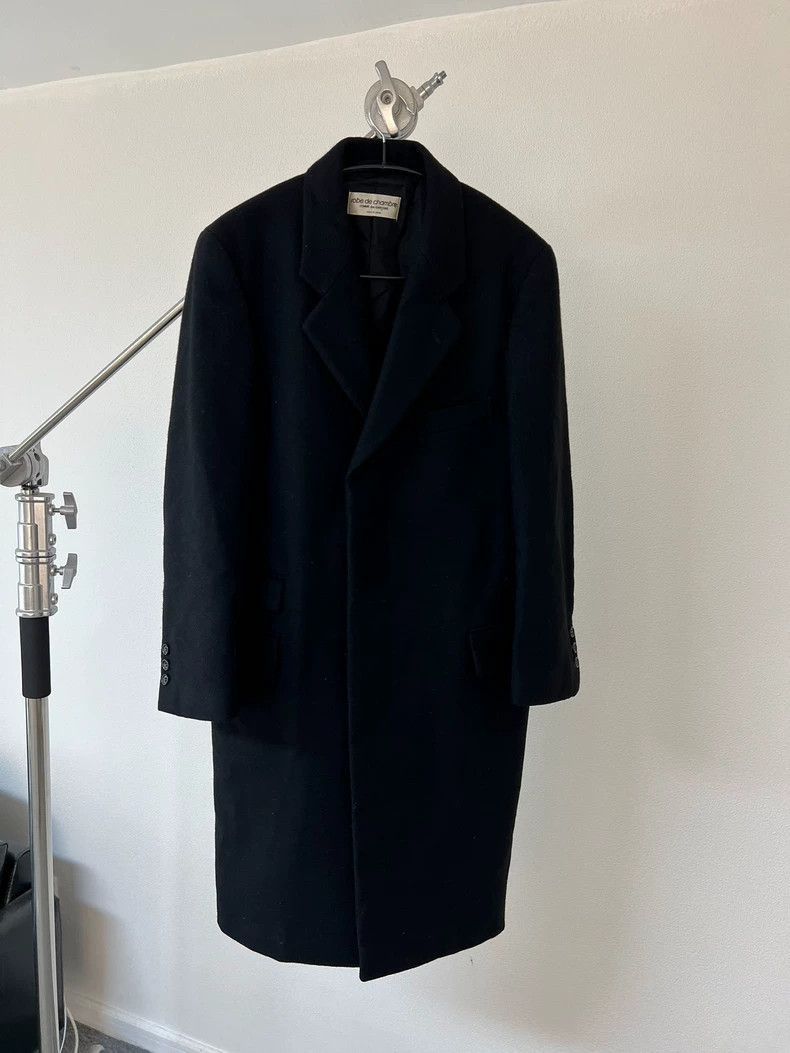 Comme des Garcons Comme des Garçons Black Wool Overcoat 2505-Nextarrow Size US L / EU 52-54 / 3 - 2 Thumbnail