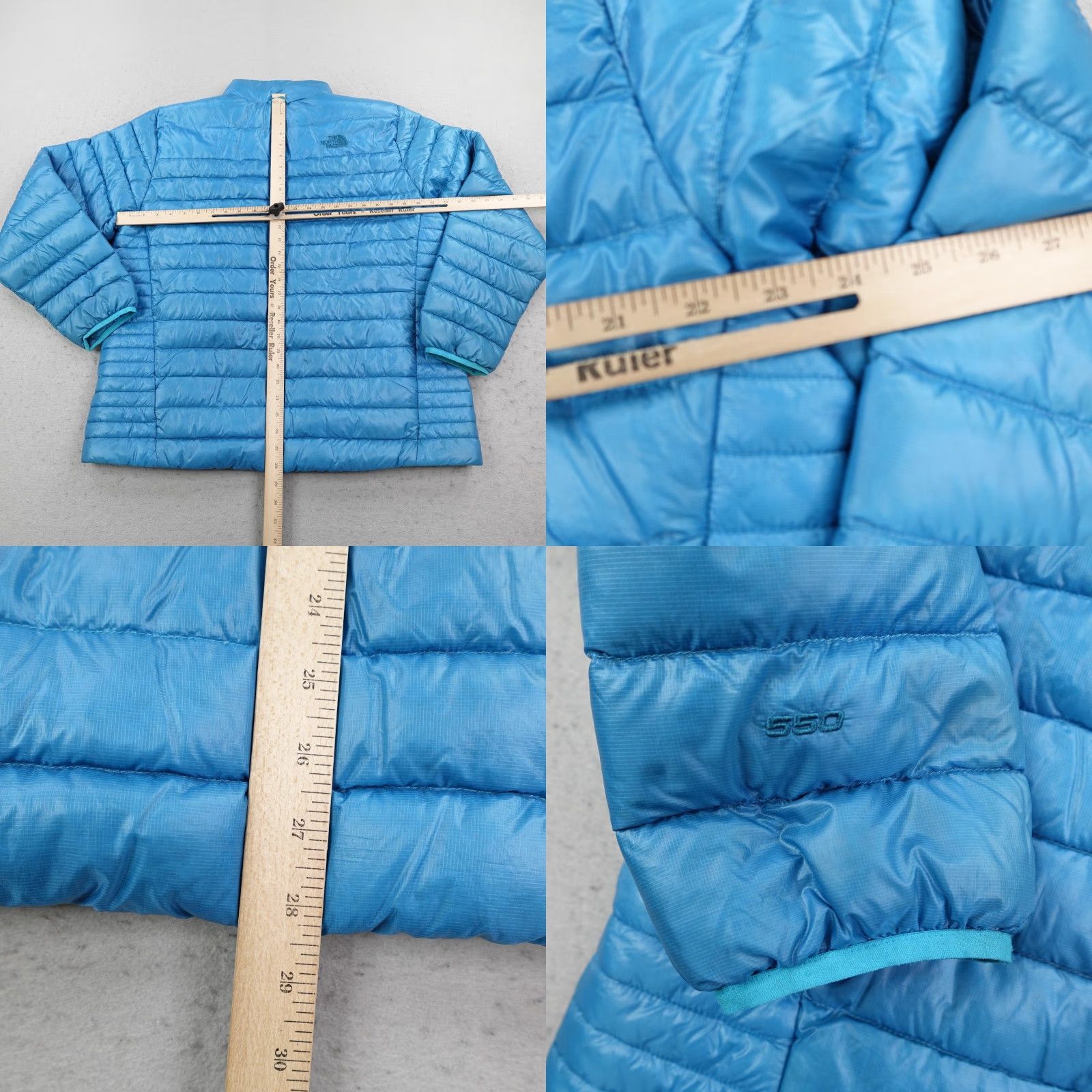 The North Face The North Face Jacket Mens XL Blue 550 Down Puffer Quilted Insulated Full Zip Coat Size US XL / EU 56 / 4 - 8 Thumbnail