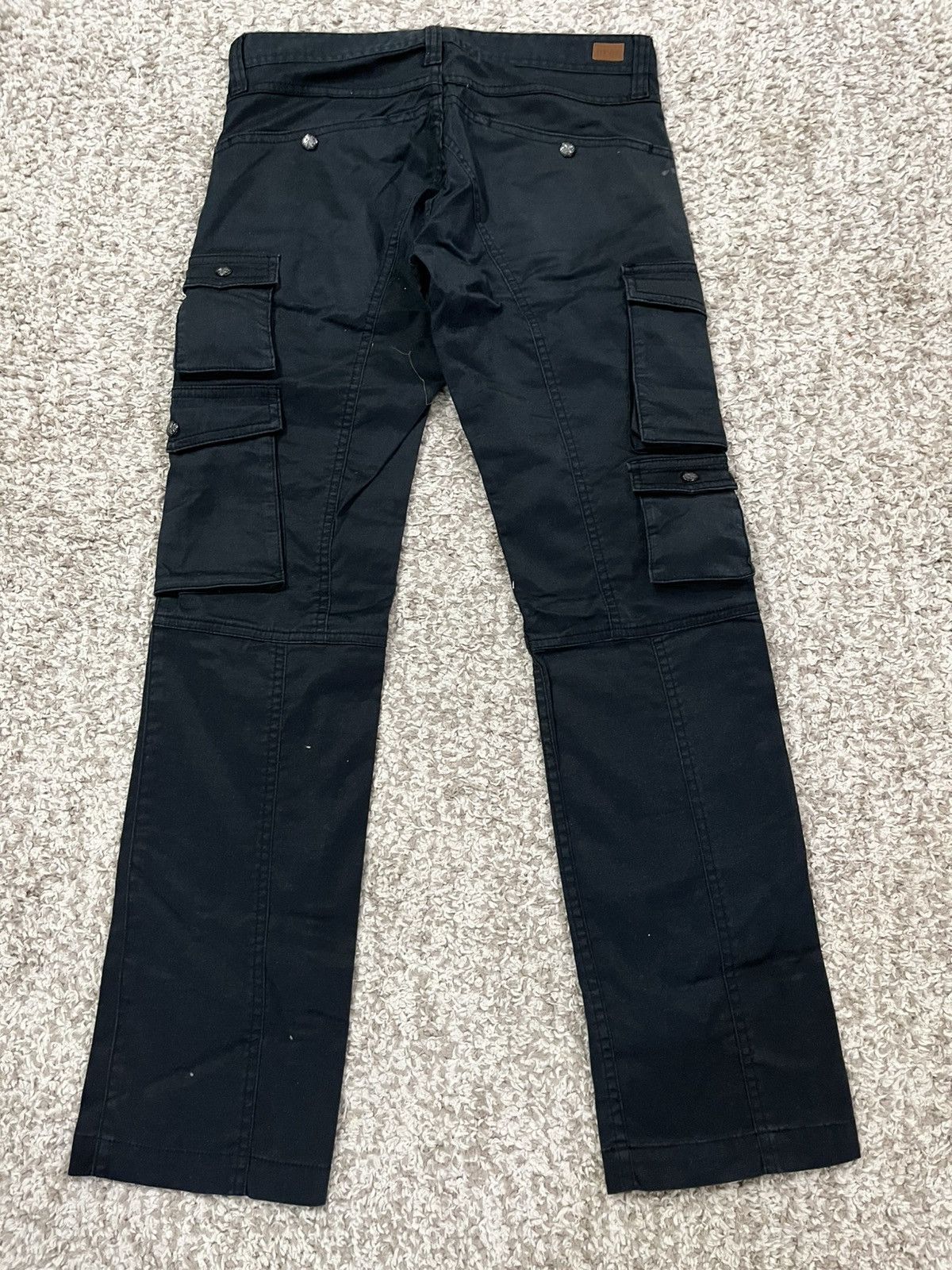Le Grande Bleu (L.G.B.) RARE‼️🔥🔥🔥 NCFM Black 10-Pocket Gorpcore Cargo Pants – Size 33 Size US 33 - 7 Thumbnail