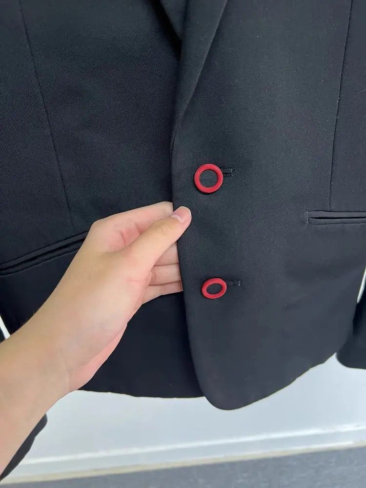 Number (N)ine Sz 2 Number Nine 04SS Red Button Jakcet Size US M / EU 48-50 / 2 - 4 Thumbnail