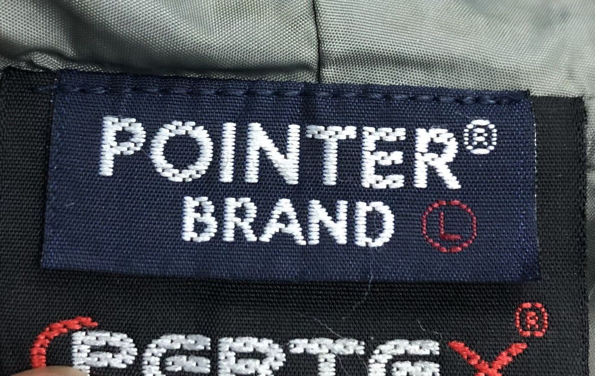 Vintage Pointer Brand Pertex Fabrics Nylon Jacket Hoodie