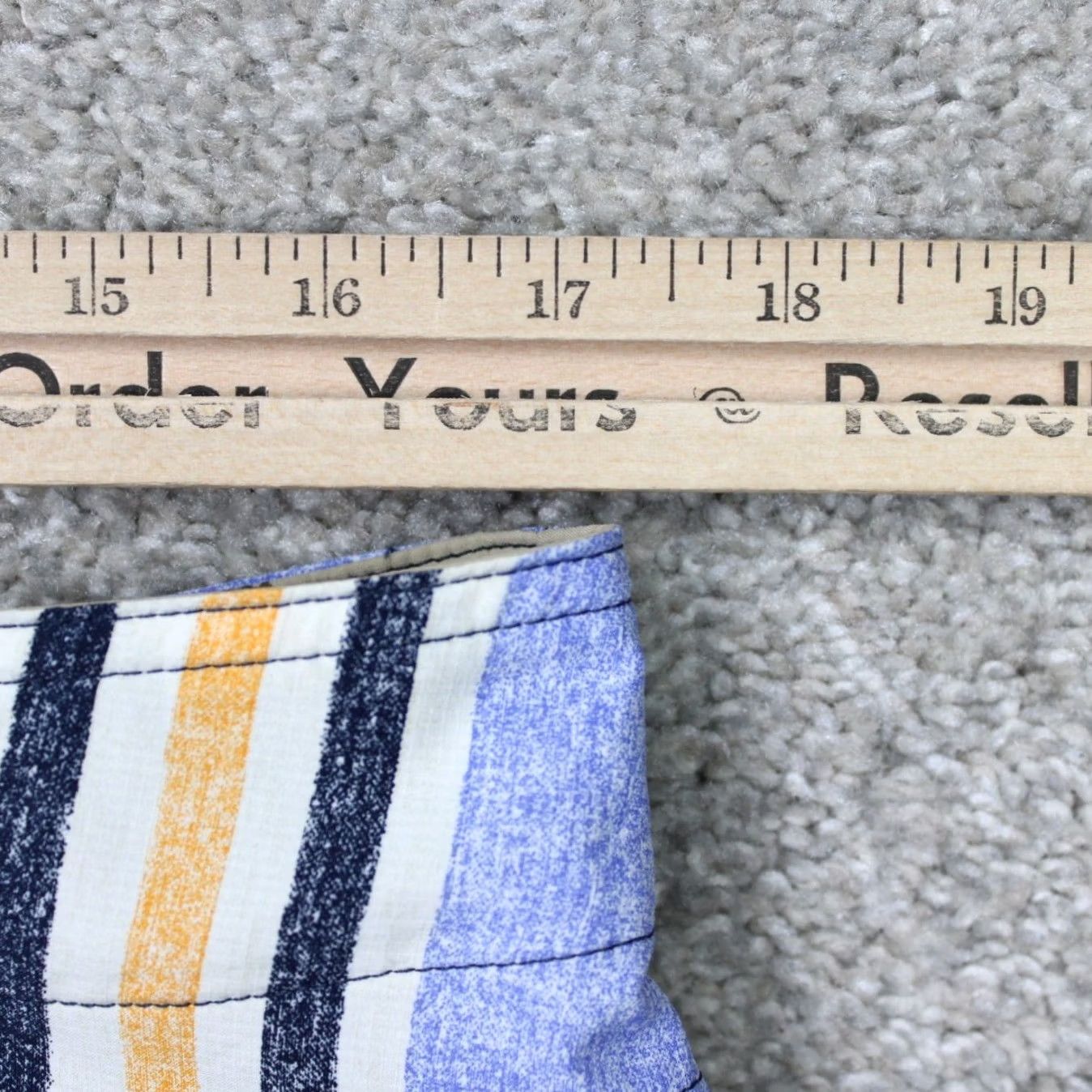Patagonia Patagonia Shorts Mens 34 Blue Board Shorts 8" Stretch Drawstring Pockets Surf Beach Quick Dry Pattern Striped Size US 34 / EU 50 - 7 Thumbnail