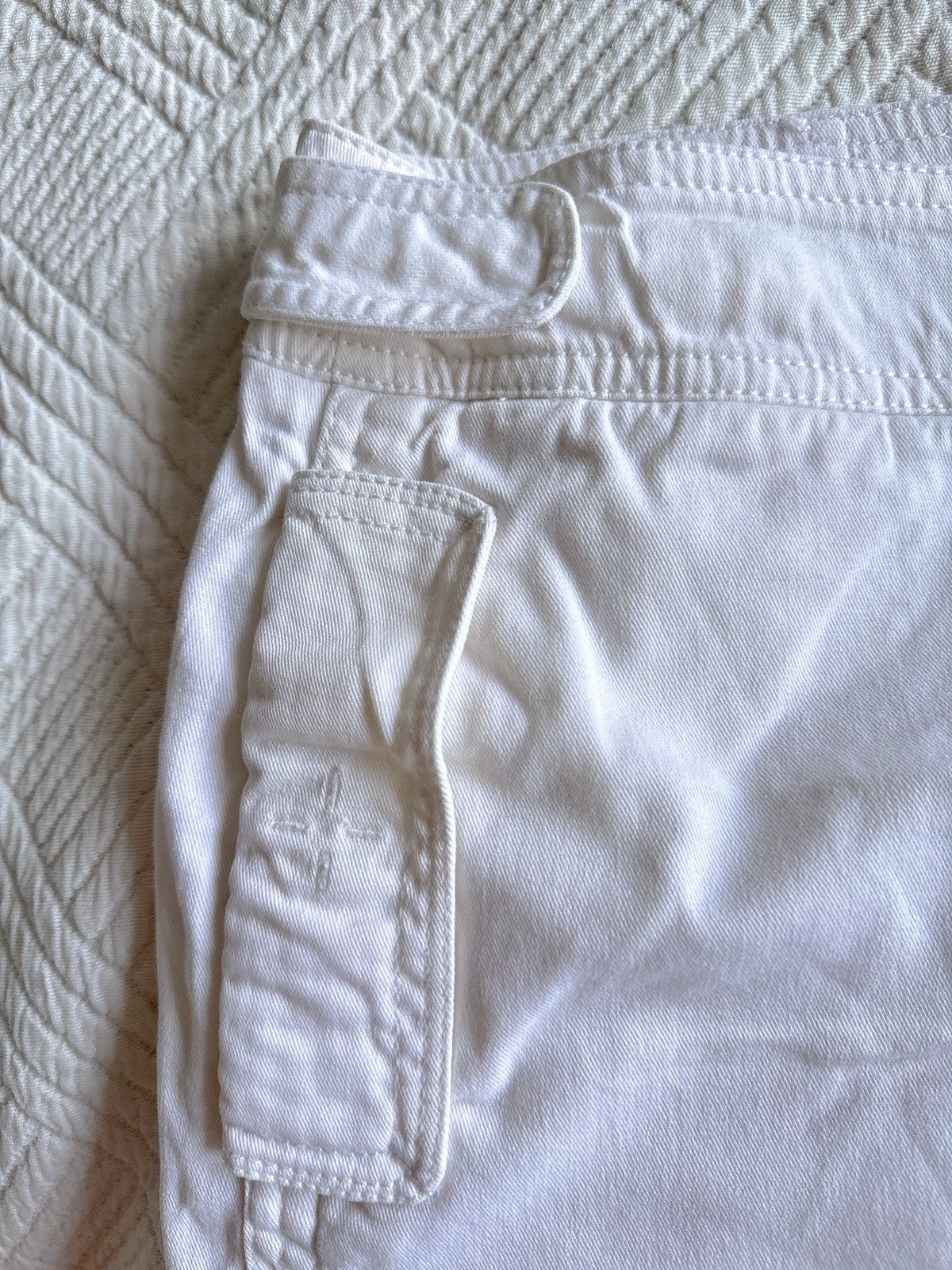 Christian Lacroix Christian Lacroix vintage 90 White Low Rise midi Cargo Skirt Size 34" / US 12 / IT 48 - 7 Thumbnail