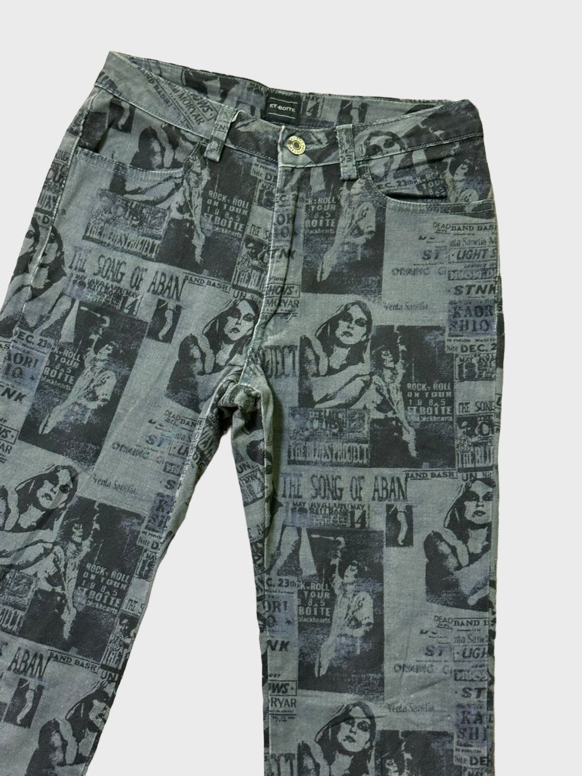 Hysteric Glamour × Japanese Brand Et-Botte sexy Girl The Song of Aban Overprint Pant Size 24" / US 00 / IT 34 - 5 Thumbnail