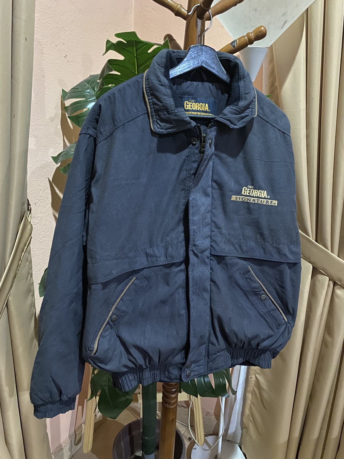 Vintage VINTAGE GEORGIA SIGNATURE BOMBER JACKET MADE IN JAPAN Size US L / EU 52-54 / 3 - 3 Thumbnail