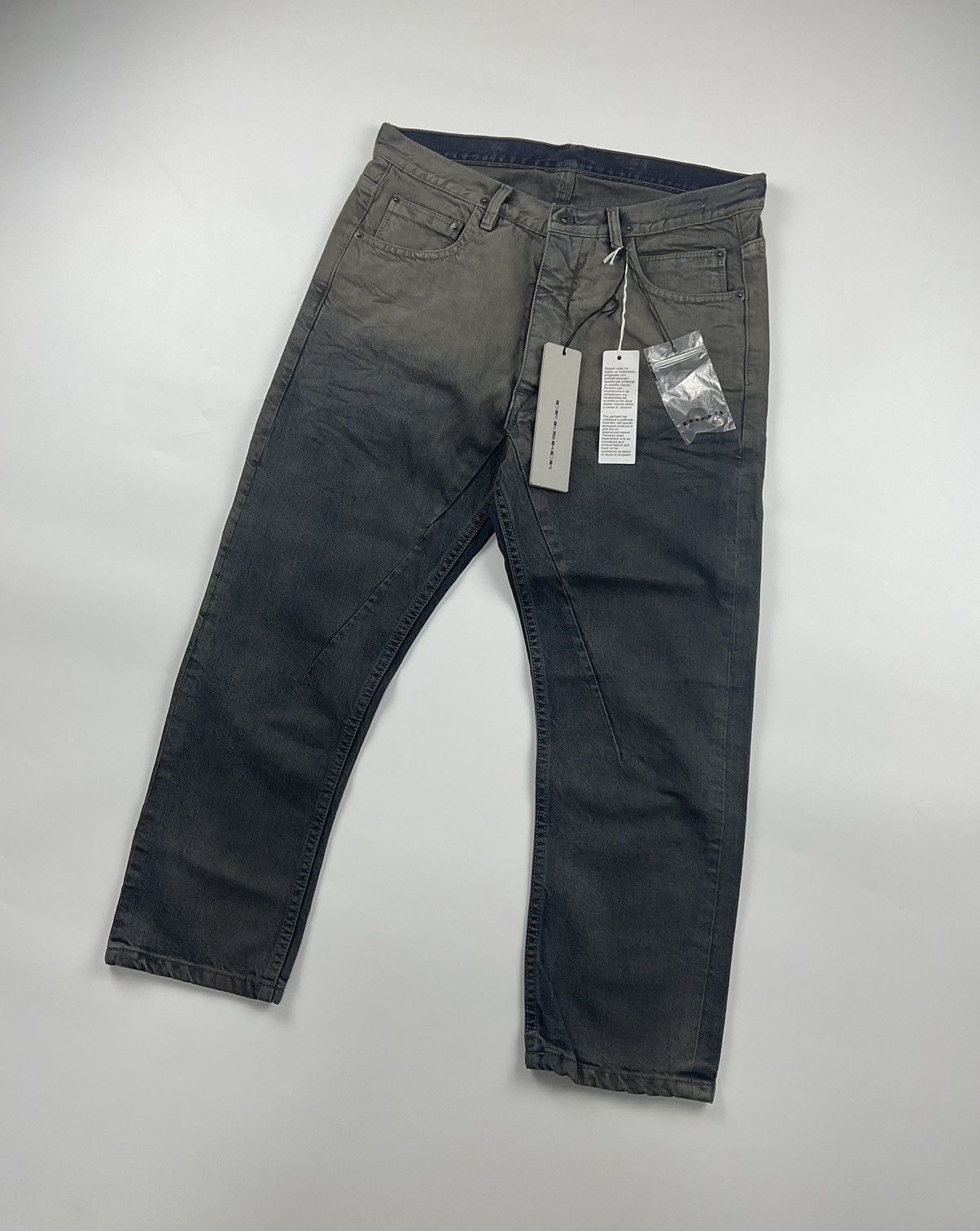 Rick Owens Rick Owens S/S'16 Degrade Hustler Torrence Cropped Denim Size US 30 / EU 46 - 5 Thumbnail