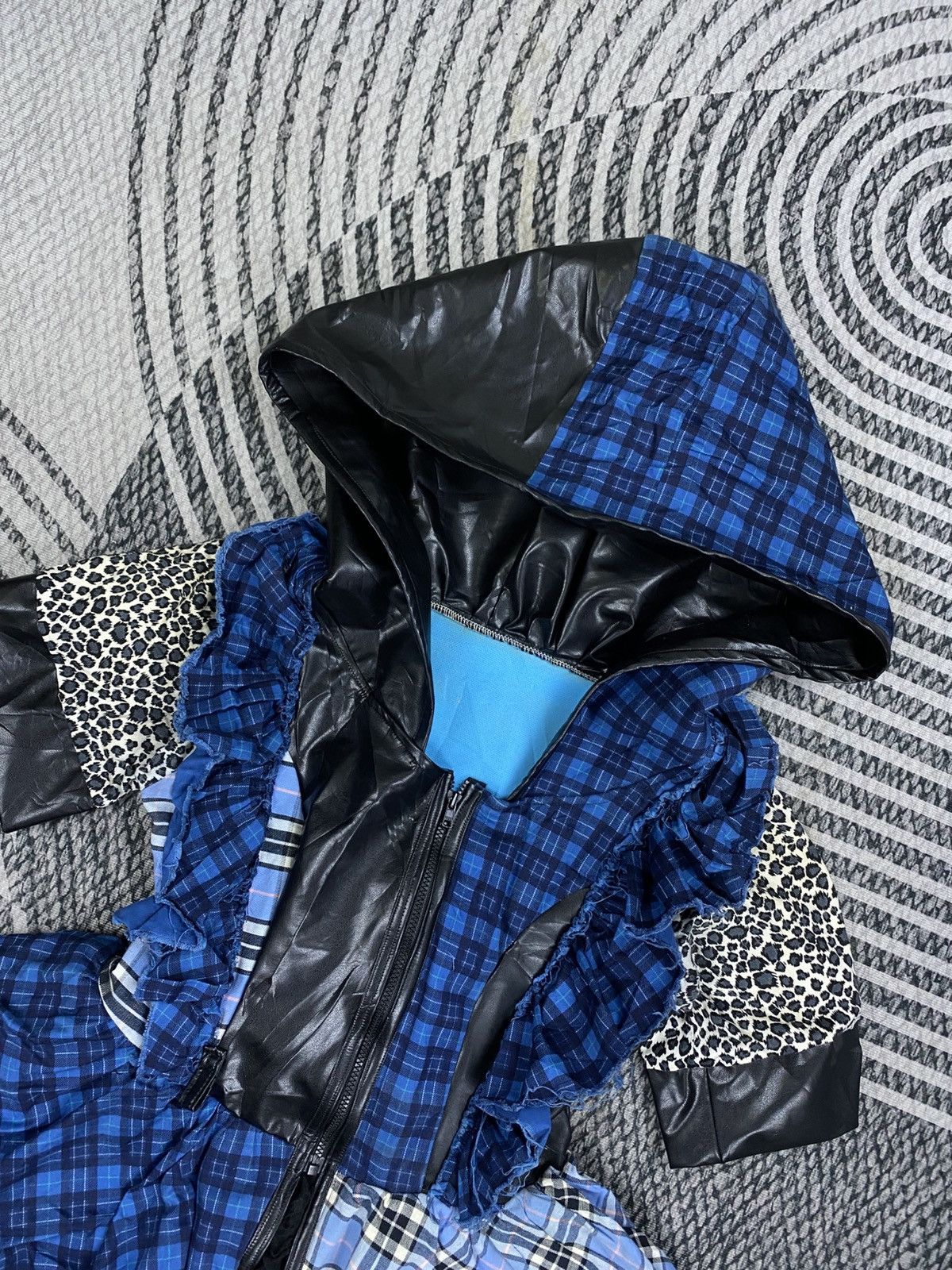 Japanese Brand Vintage Japanese Fashion Custom Checked Leopard Print Dress Size XS / US 0-2 / IT 36-38 - 6 Thumbnail