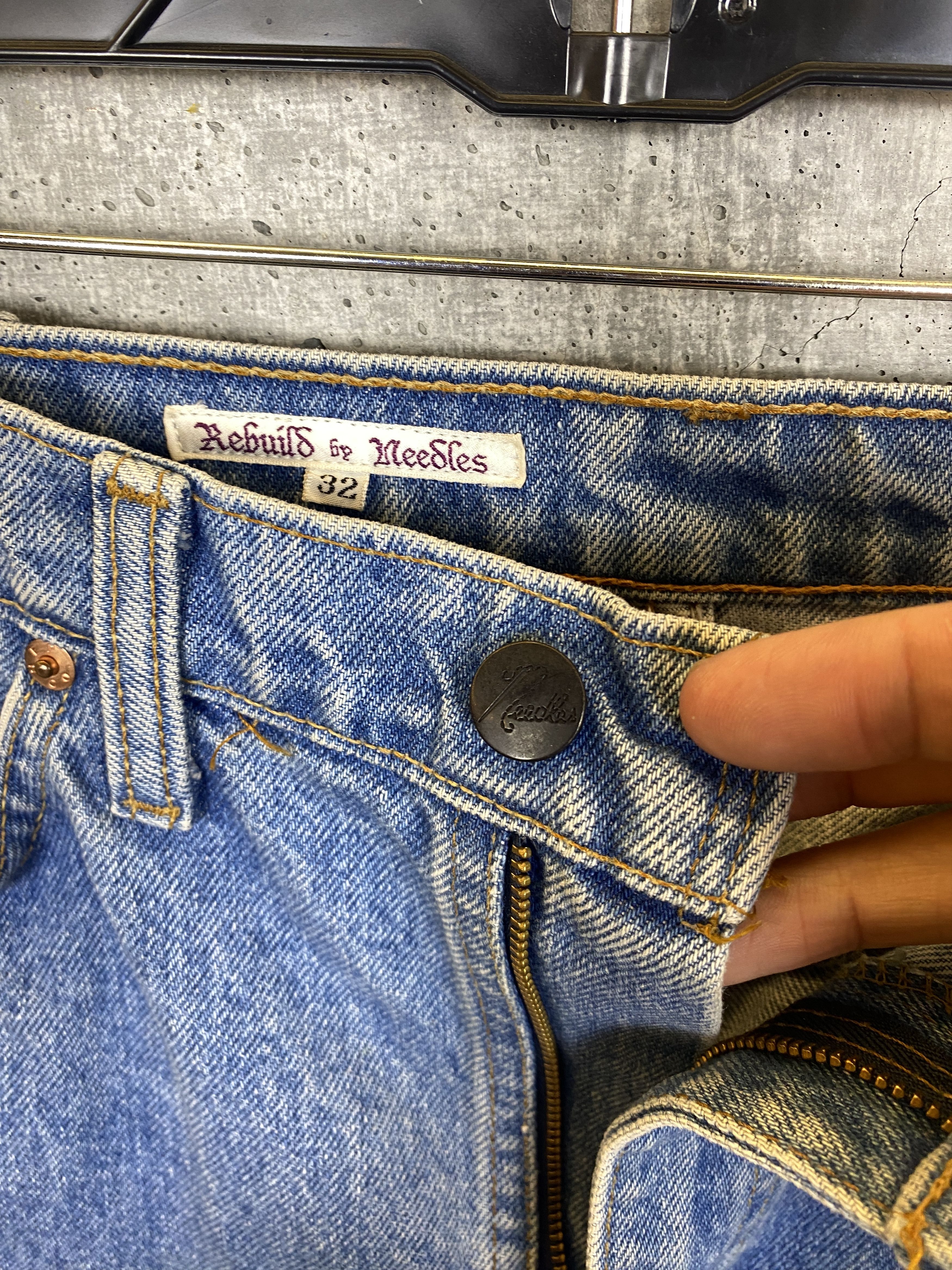 Needles Rebuild by Needles Patchwork Denim Pant Size US 32 / EU 48 - 5 Thumbnail