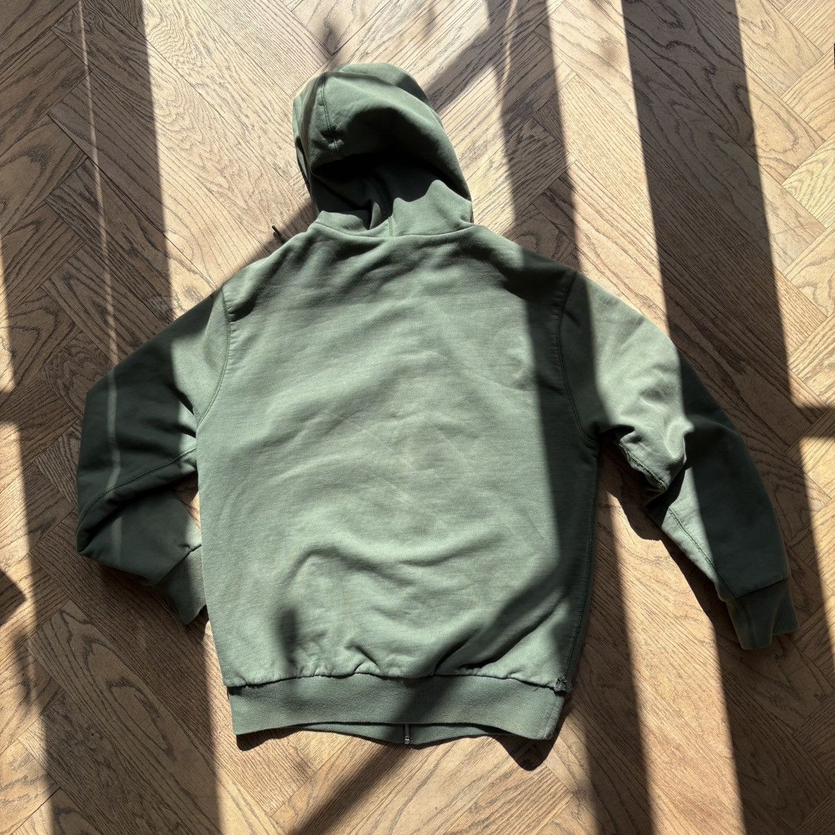 Palace Patch thermal zip hoodie in khaki green Size US M / EU 48-50 / 2 - 5 Thumbnail