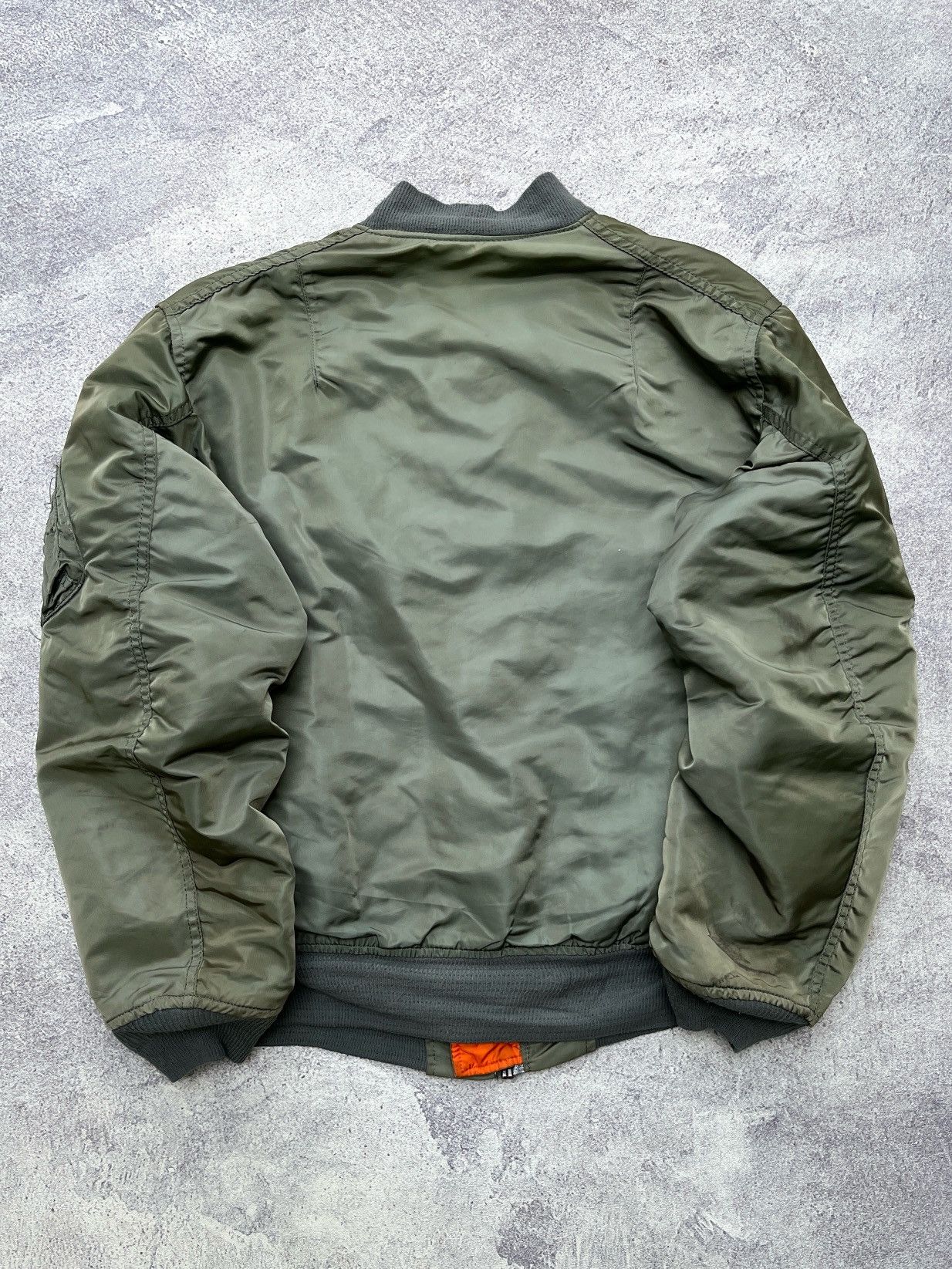 Alpha Industries 1990’s Alpha Industries MA-1 Reversible Bomber Size US L / EU 52-54 / 3 - 4 Thumbnail