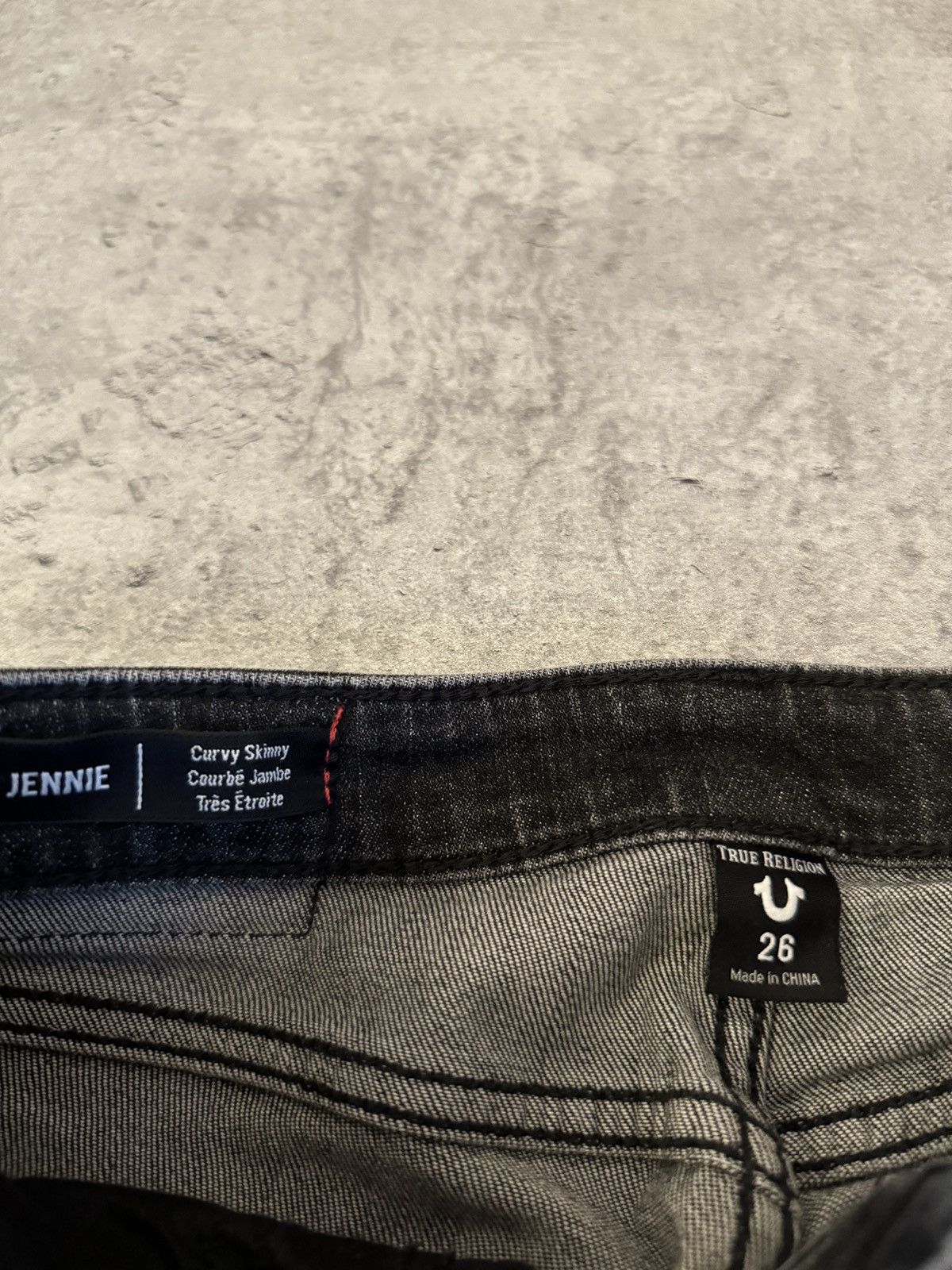 Japanese Brand × True Religion × Vintage True Religion Vintage Skinny Jeans Denim Logo Grey Logo Size 26" / US 2 / IT 38 - 7 Thumbnail