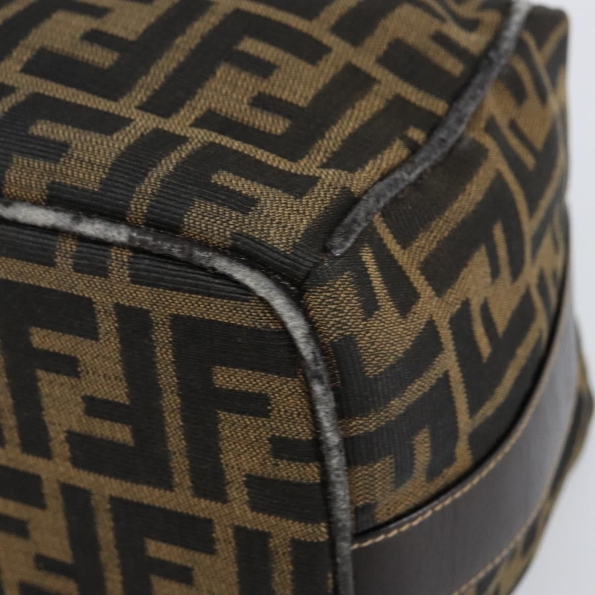 Fendi FENDI Zucca Canvas Hand Bag Black Brown Size ONE SIZE - 9 Thumbnail