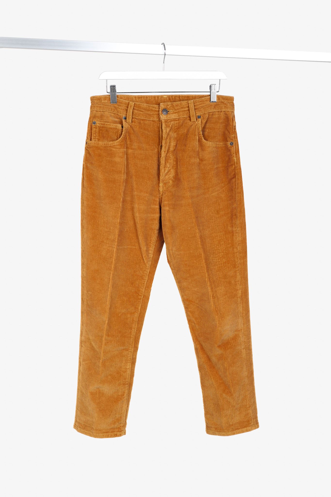 6397 6397 Shorty Tan Corduroy Pants Size 32" / US 10 / IT 46 - 1 Thumbnail